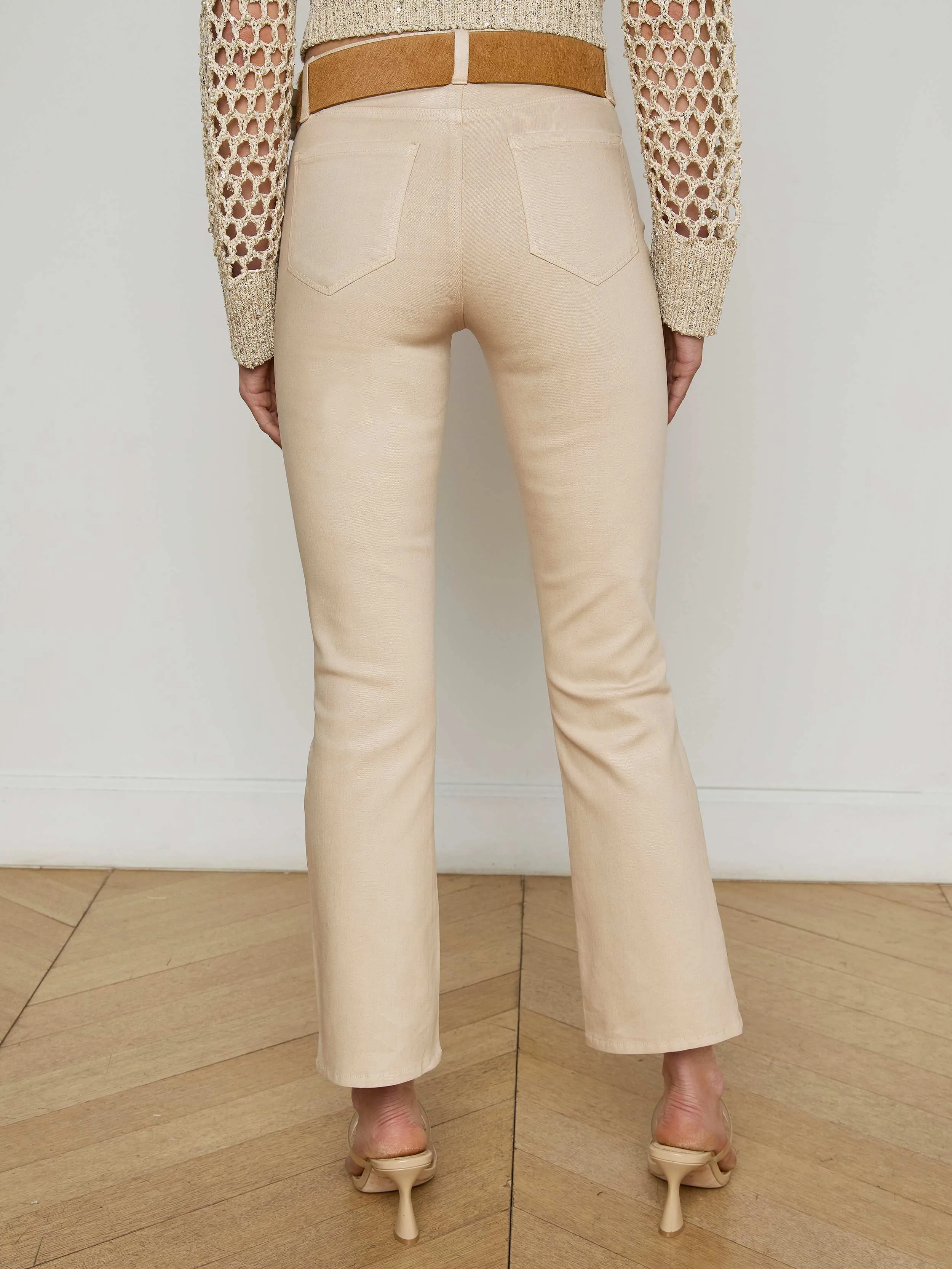 Tati Coated Bootcut Jean sold by L'AGENCE product image thumbnail 4