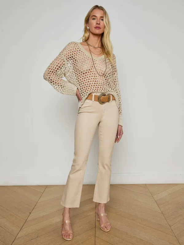 Tati Coated Bootcut Jean sold by L'AGENCE