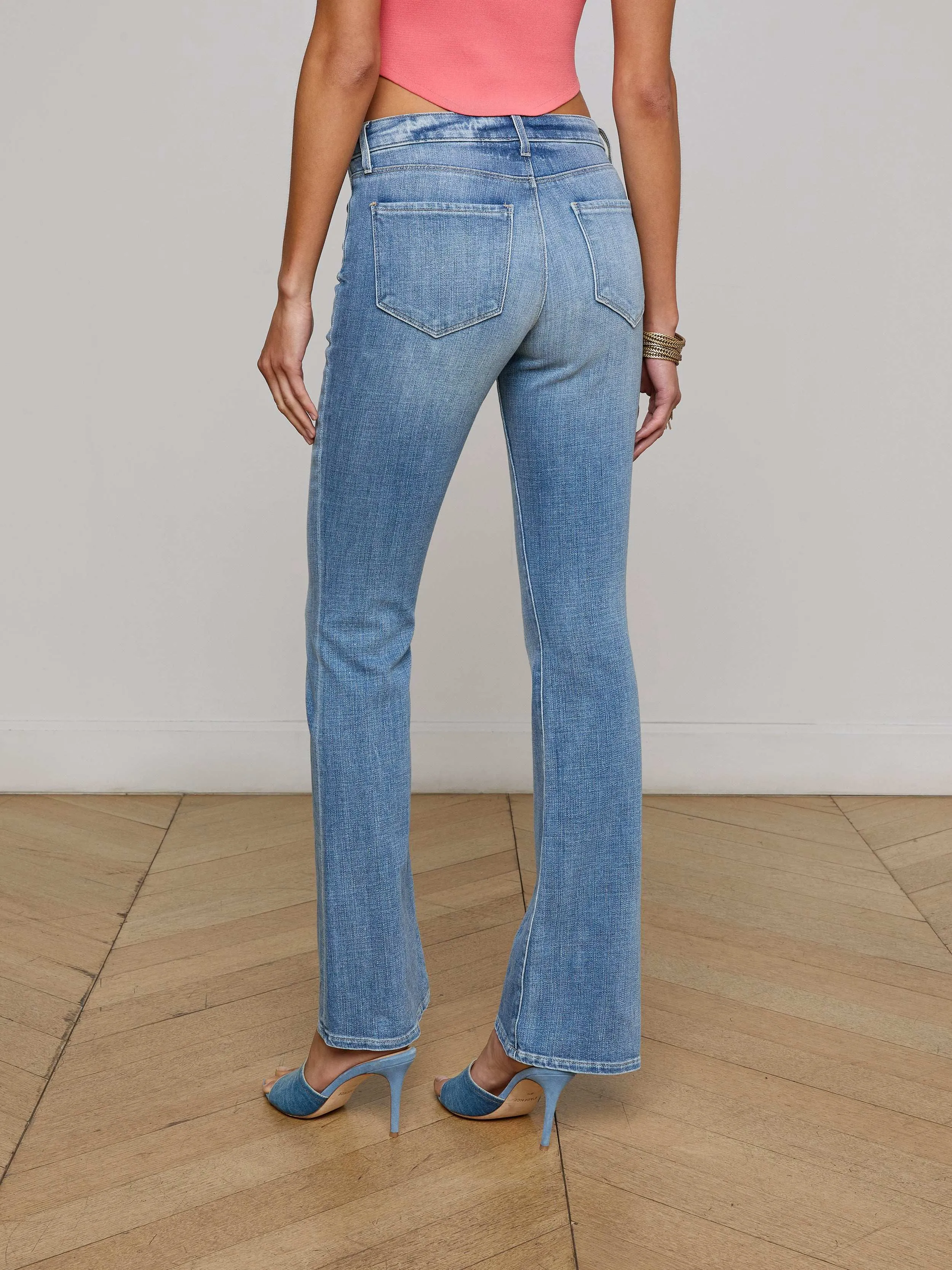 Cara Low-Rise Bootcut Jean sold by L'AGENCE product image thumbnail 4