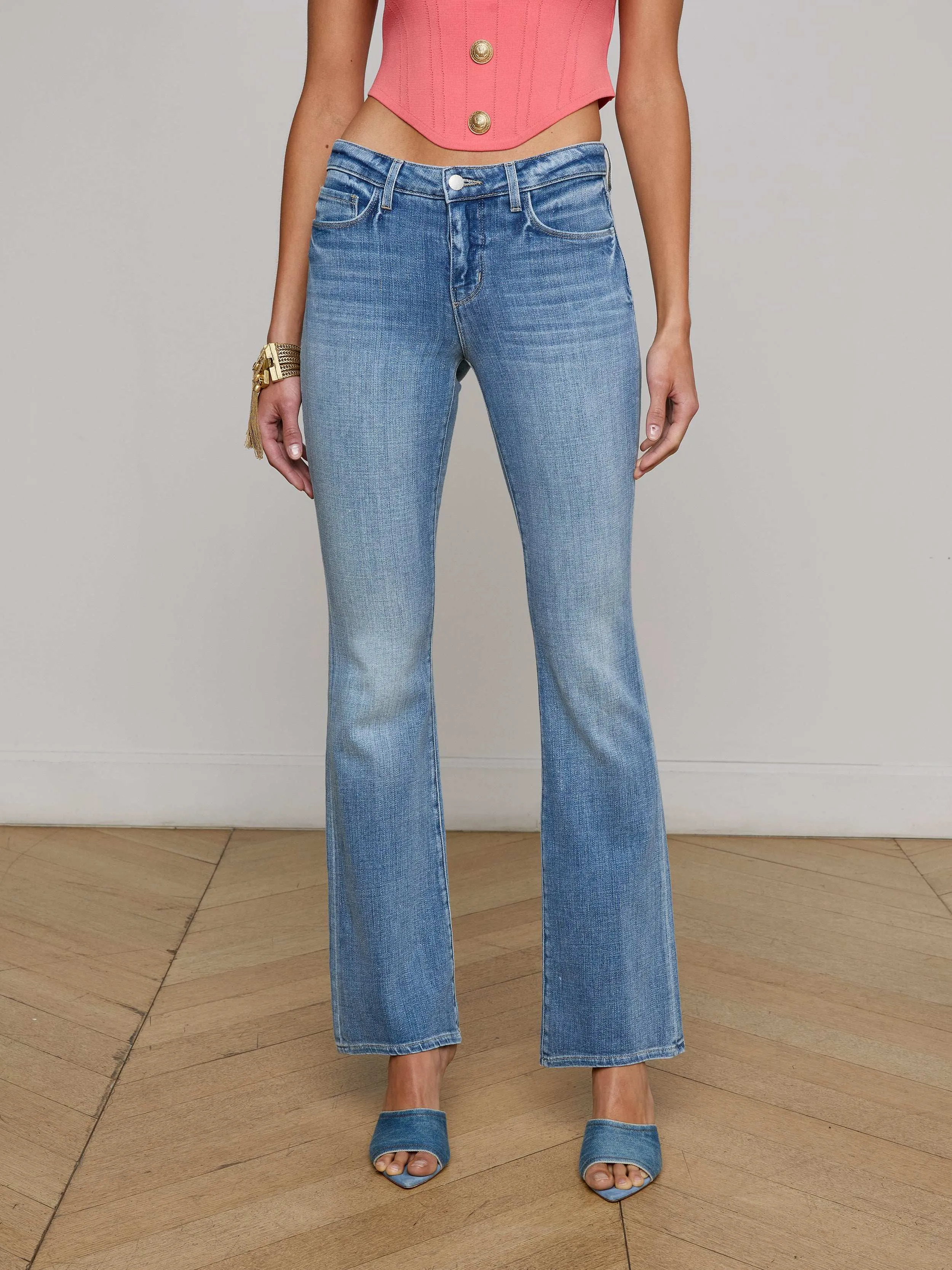 Cara Low-Rise Bootcut Jean sold by L'AGENCE product image thumbnail 3