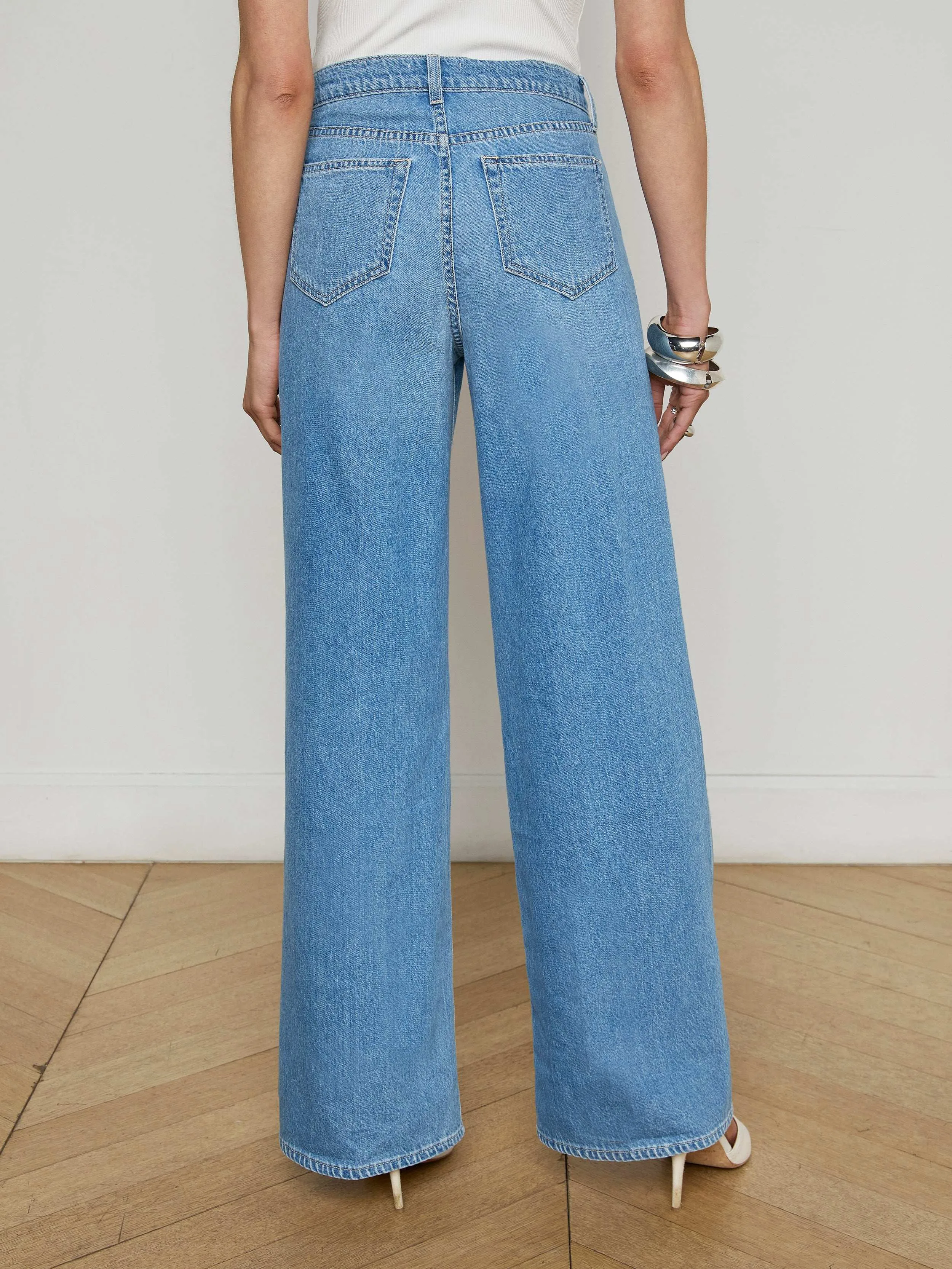 Alicent Wide-Leg Jean sold by L'AGENCE product image thumbnail 5