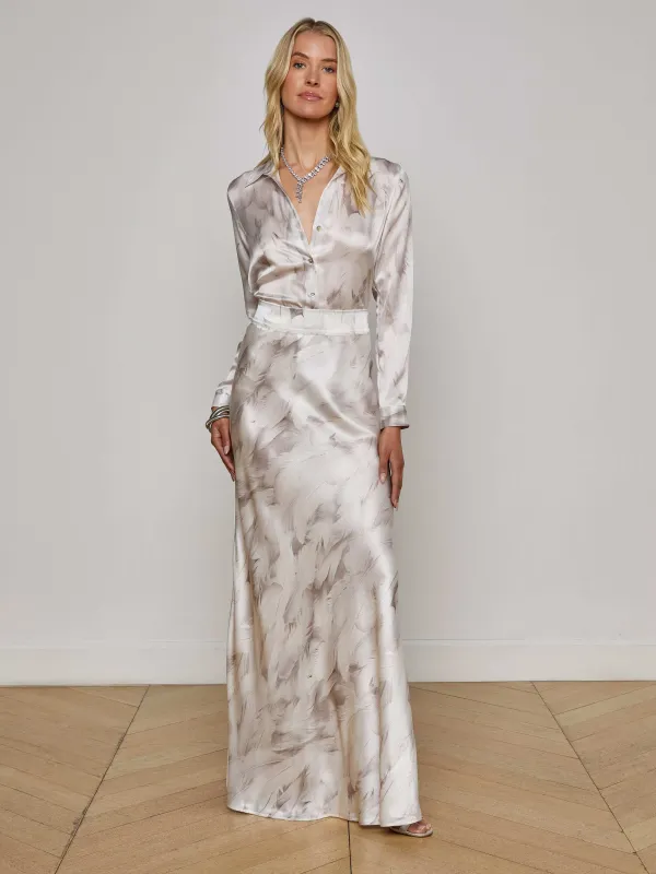 Ryker Silk Maxi Skirt sold by L'AGENCE