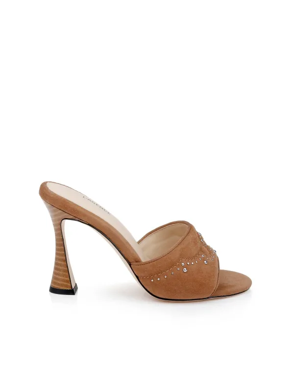 Lille Suede Open-Toe Mule made by L'AGENCE