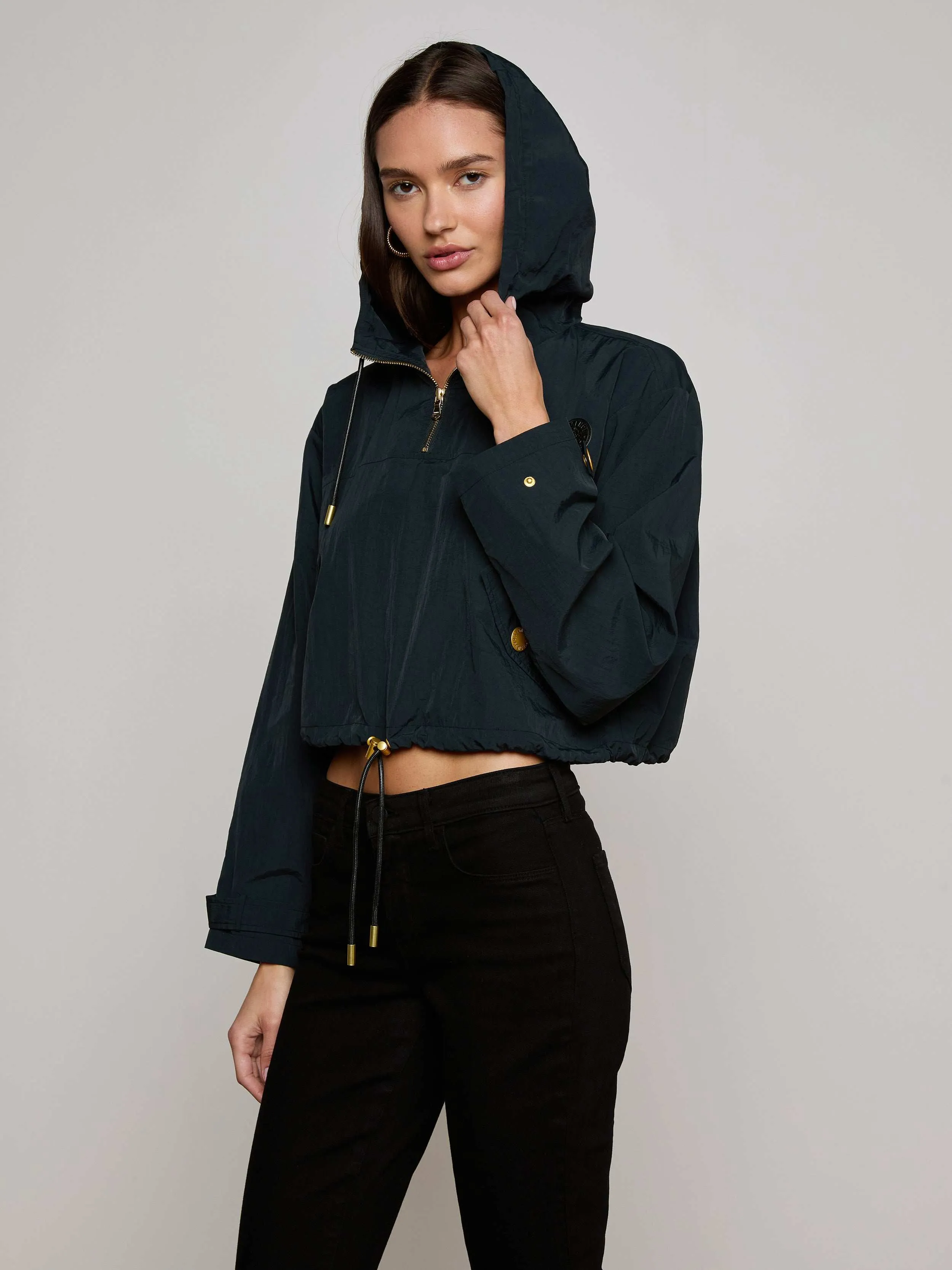Bronwyn Cropped Windbreaker sold by L'AGENCE product image thumbnail 4