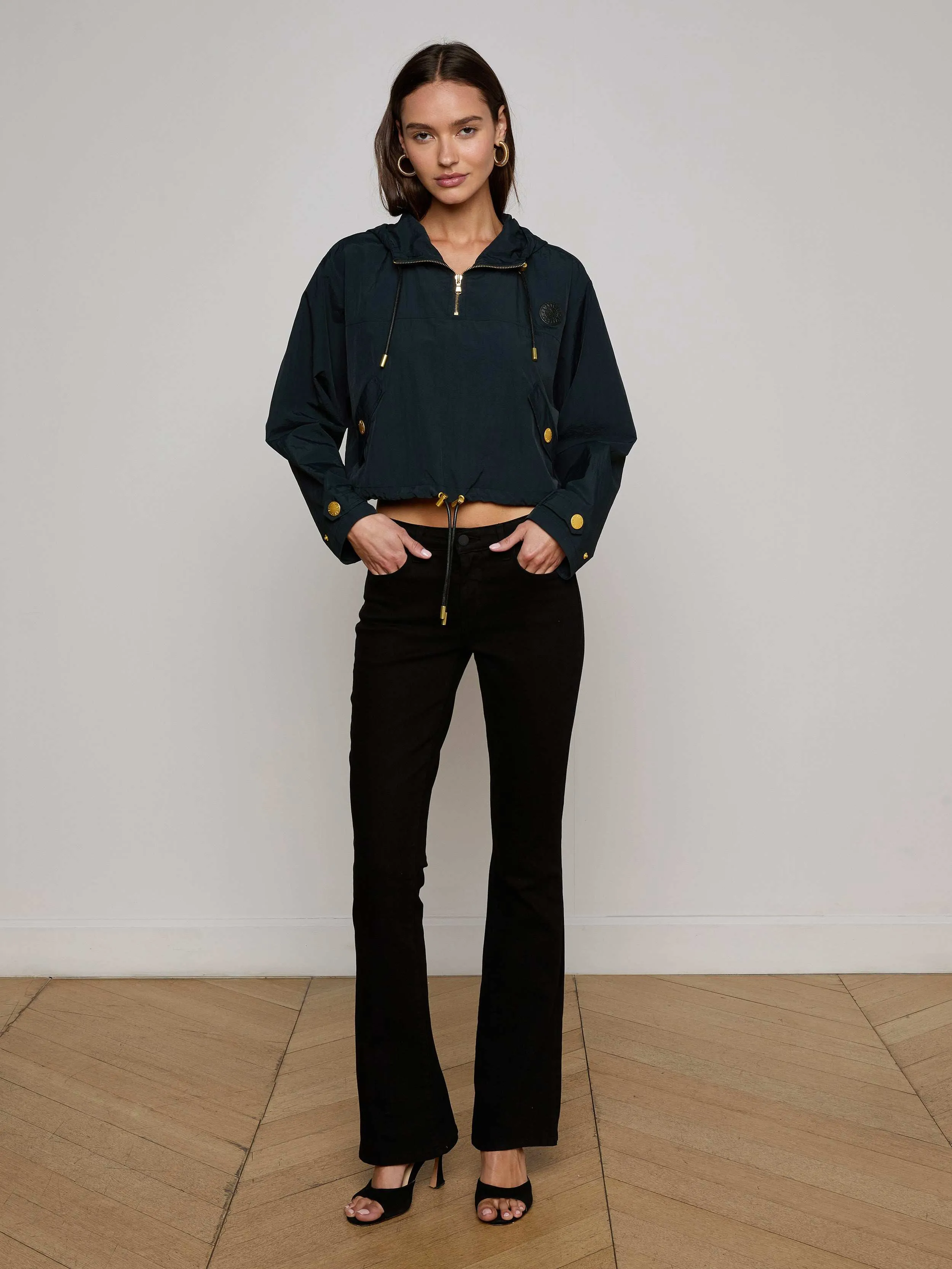 Bronwyn Cropped Windbreaker sold by L'AGENCE product image thumbnail 2