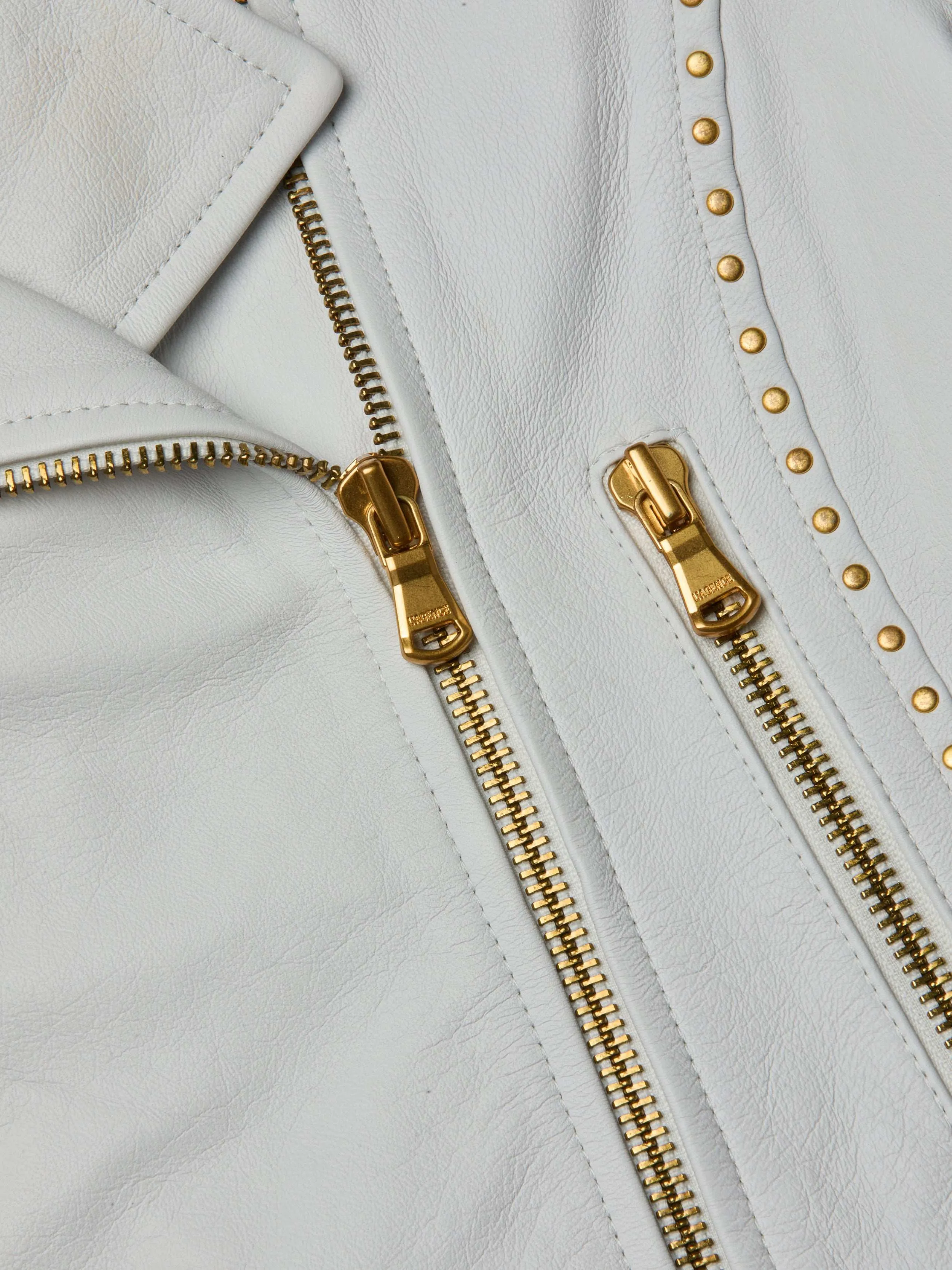 Aelin Studded Leather Jacket sold by L'AGENCE product image thumbnail 2