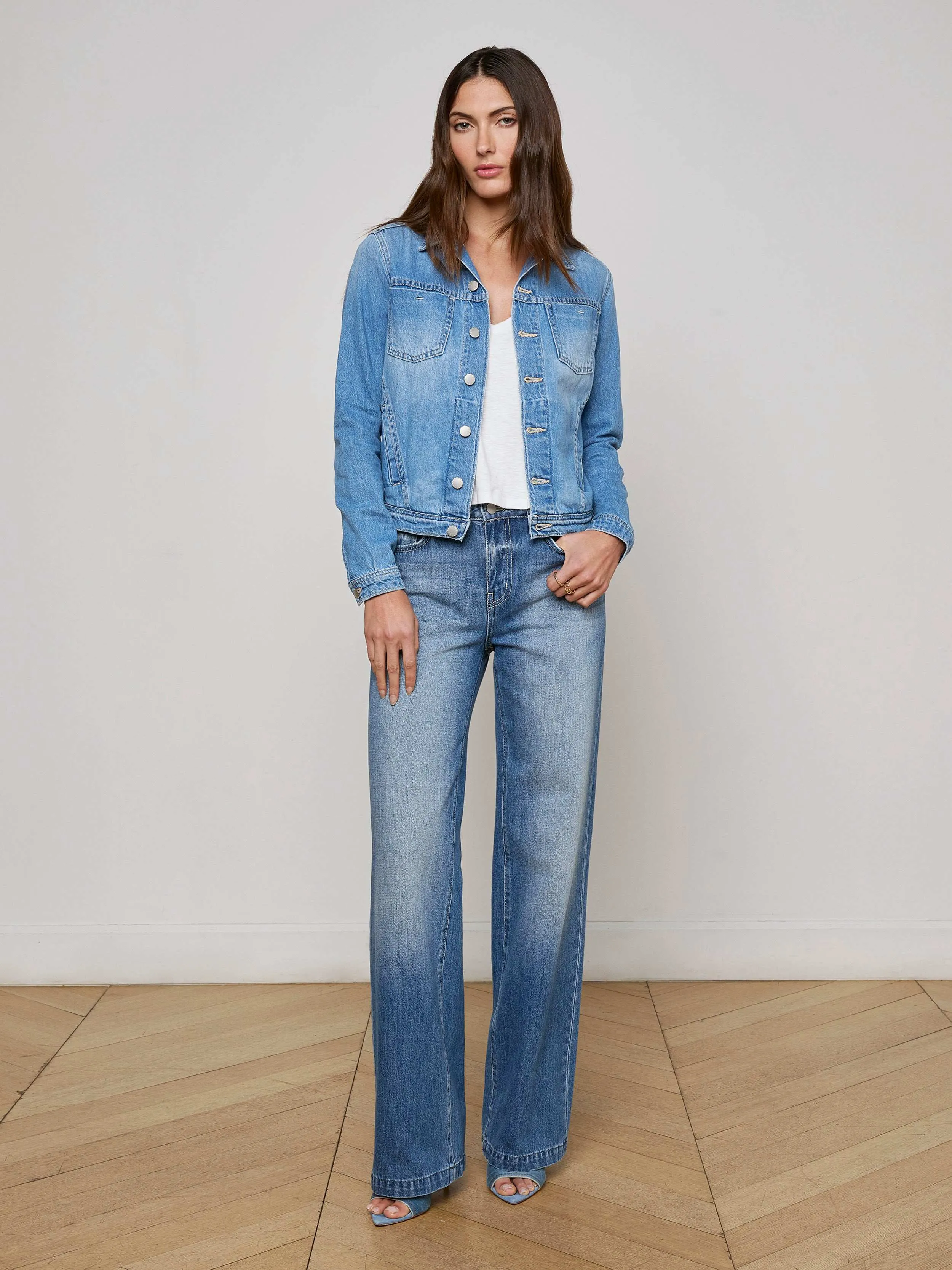 Celine Jean Jacket sold by L'AGENCE product image thumbnail 4