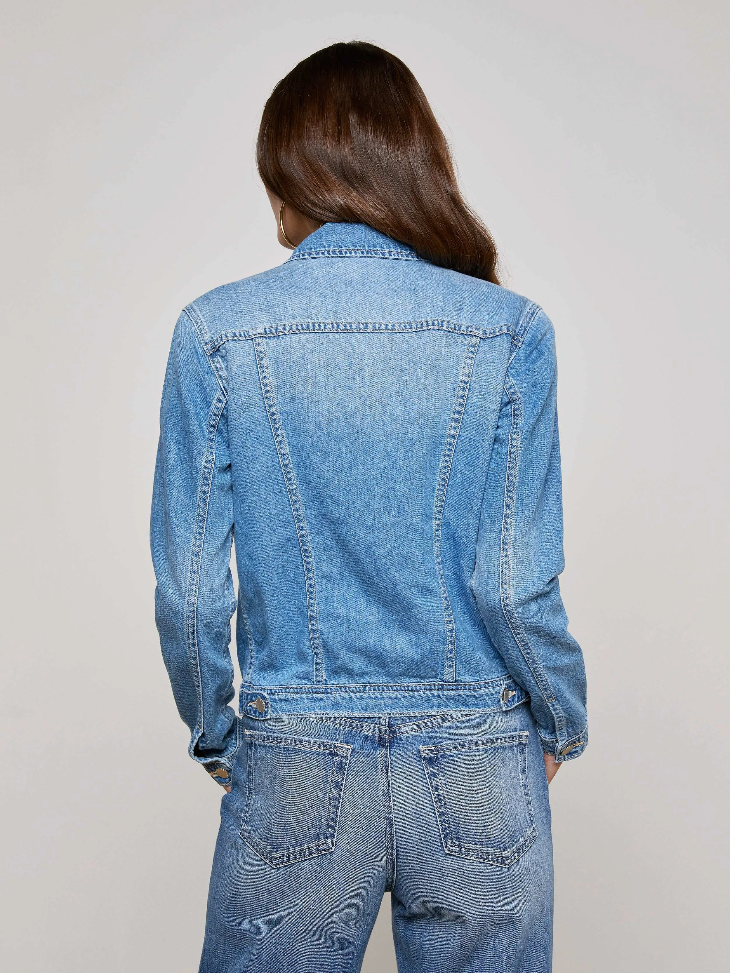 Celine Jean Jacket sold by L'AGENCE product image thumbnail 3