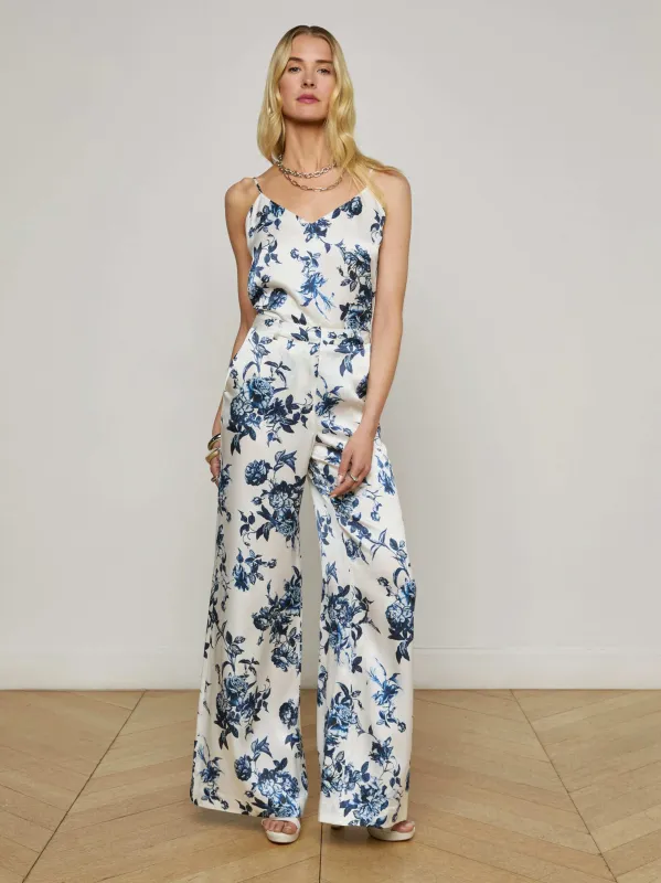 Pilar Silk Wide-Leg Pant sold by L'AGENCE
