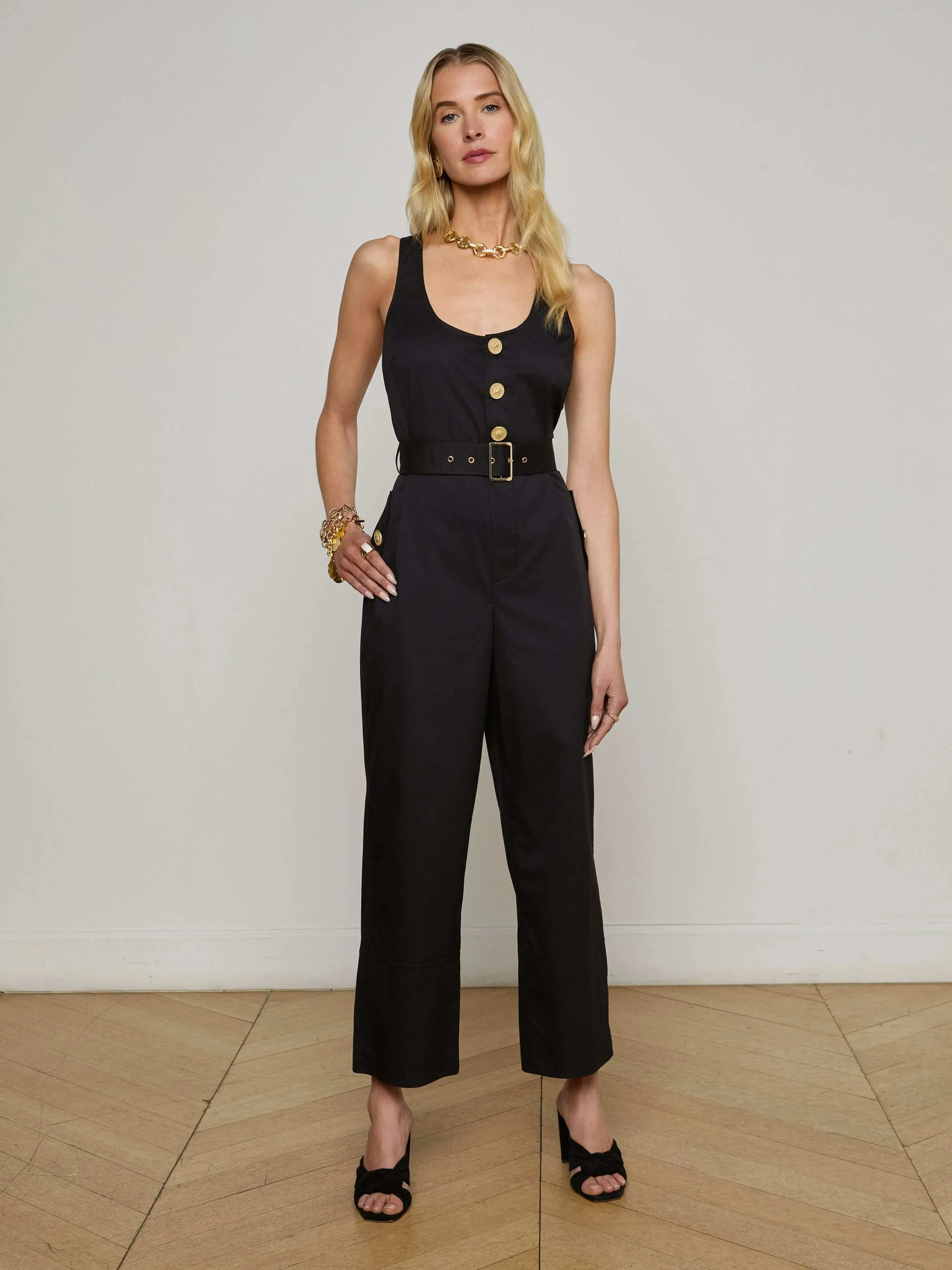 Branca Poplin Jumpsuit sold by L'AGENCE