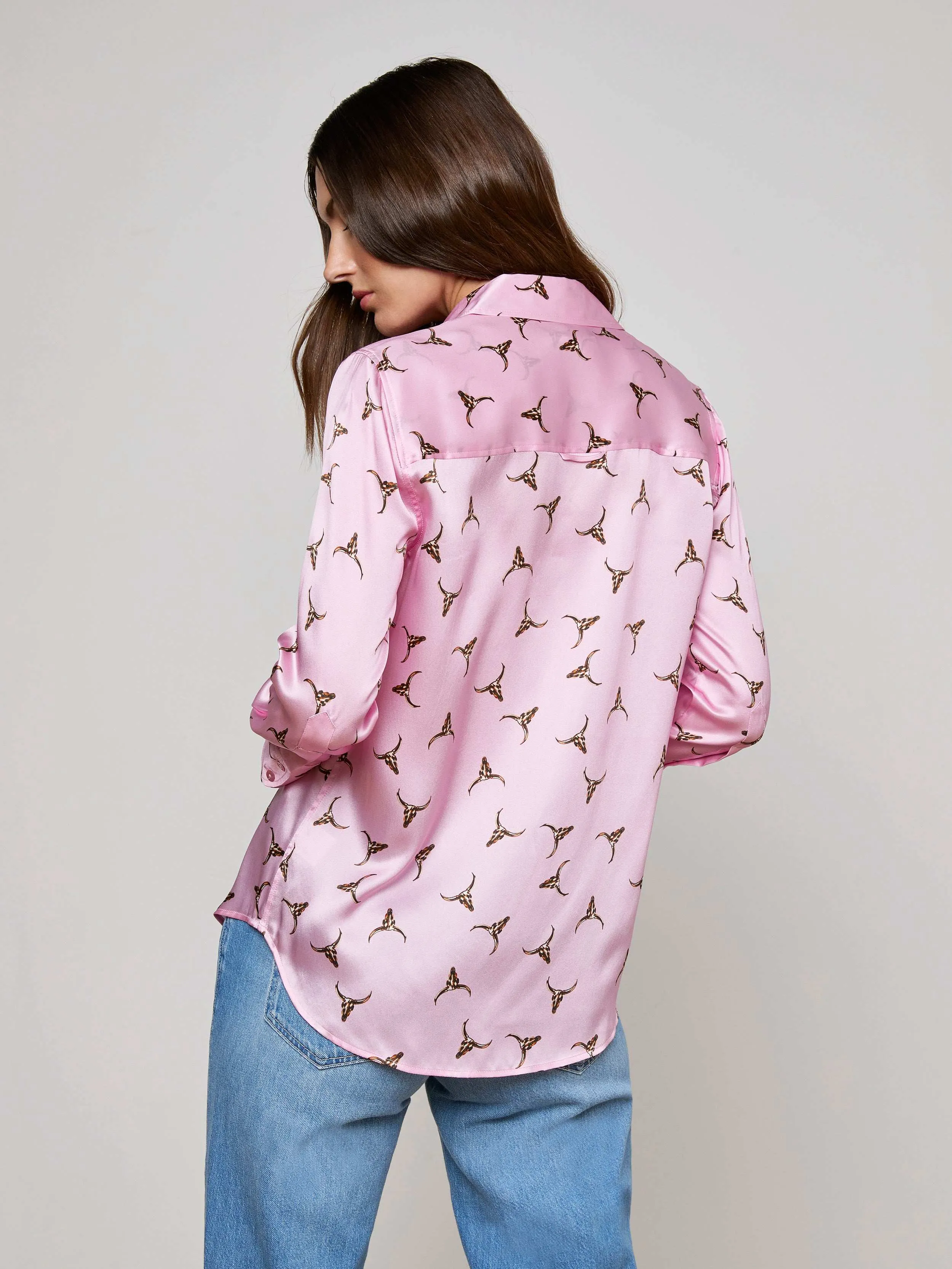 Dani Silk Blouse sold by L'AGENCE product image thumbnail 4