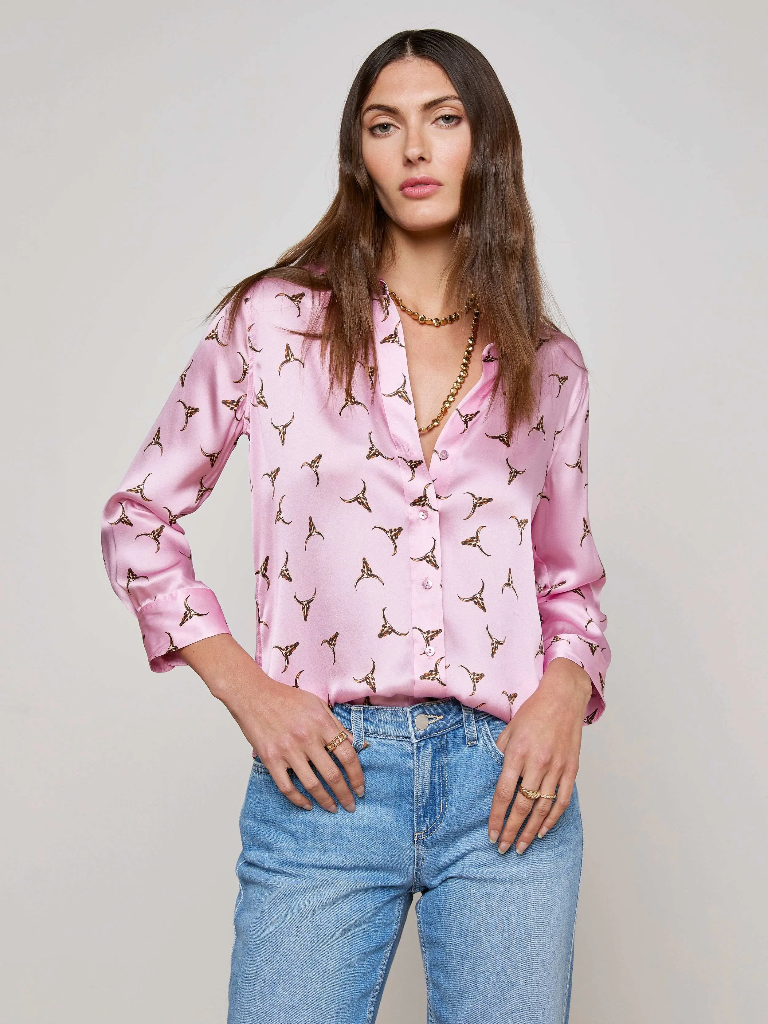 Dani Silk Blouse sold by L'AGENCE