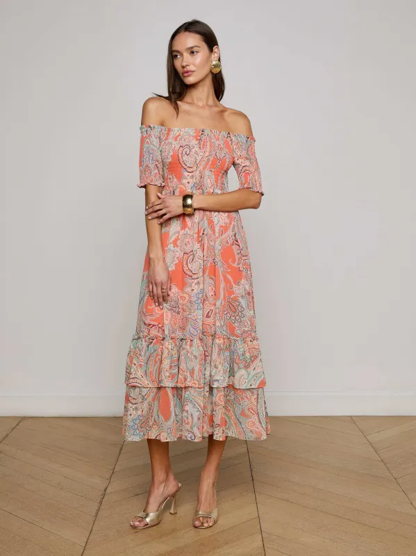 Oriel Off-The-Shoulder Dress sold by L'AGENCE
