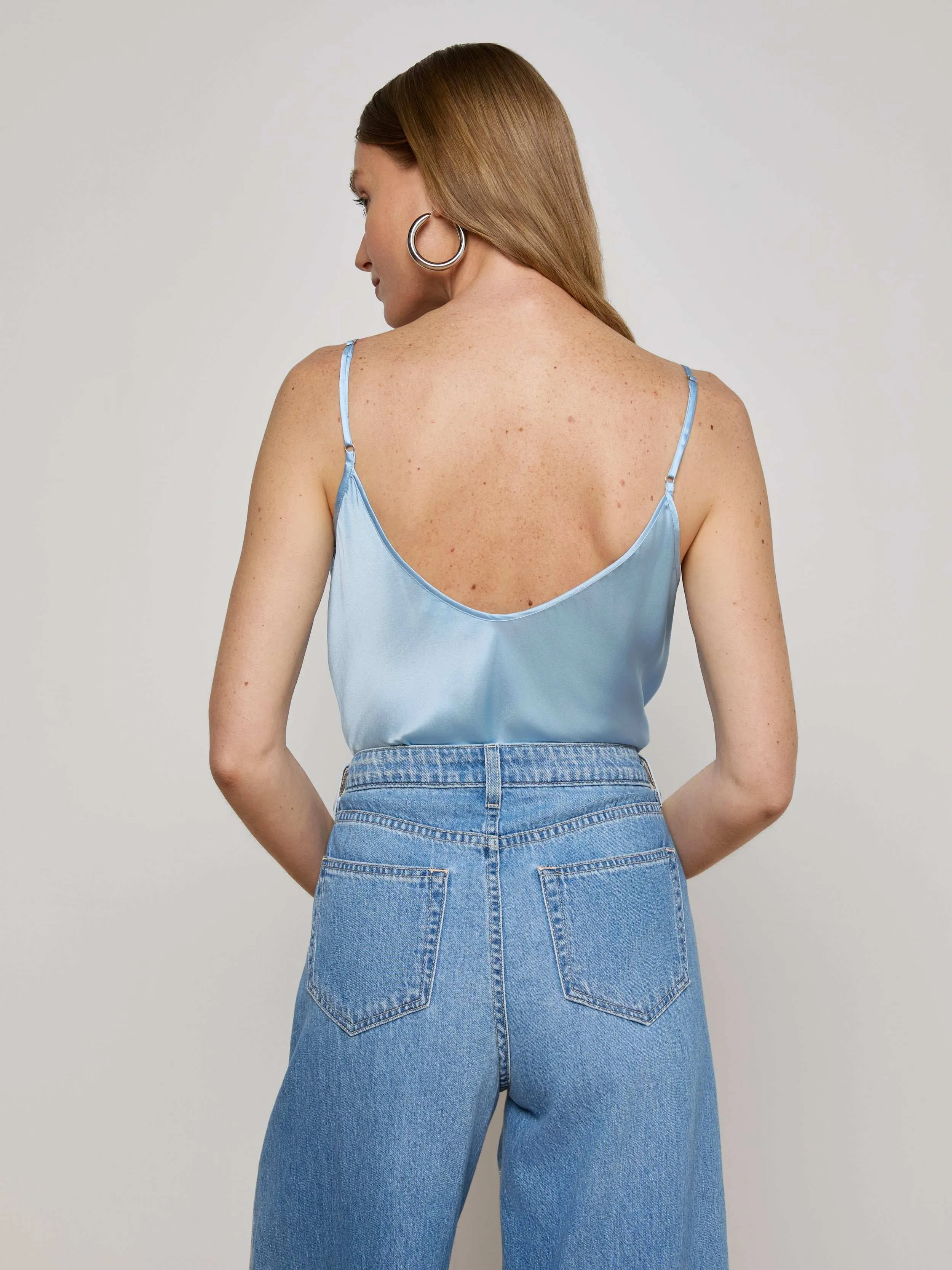 Lexi Silk Camisole sold by L'AGENCE product image thumbnail 3