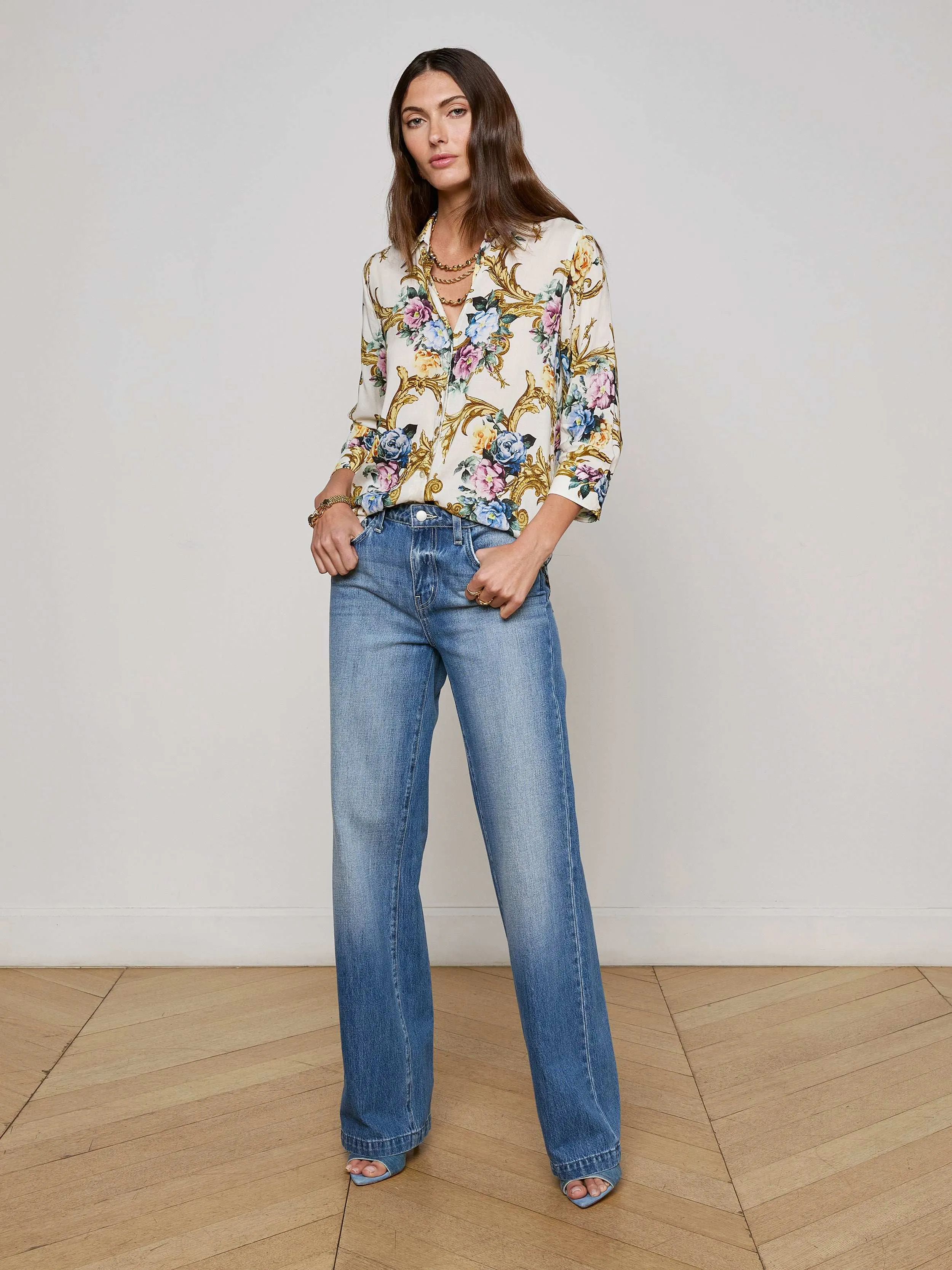 Camille Blouse sold by L'AGENCE product image thumbnail 4