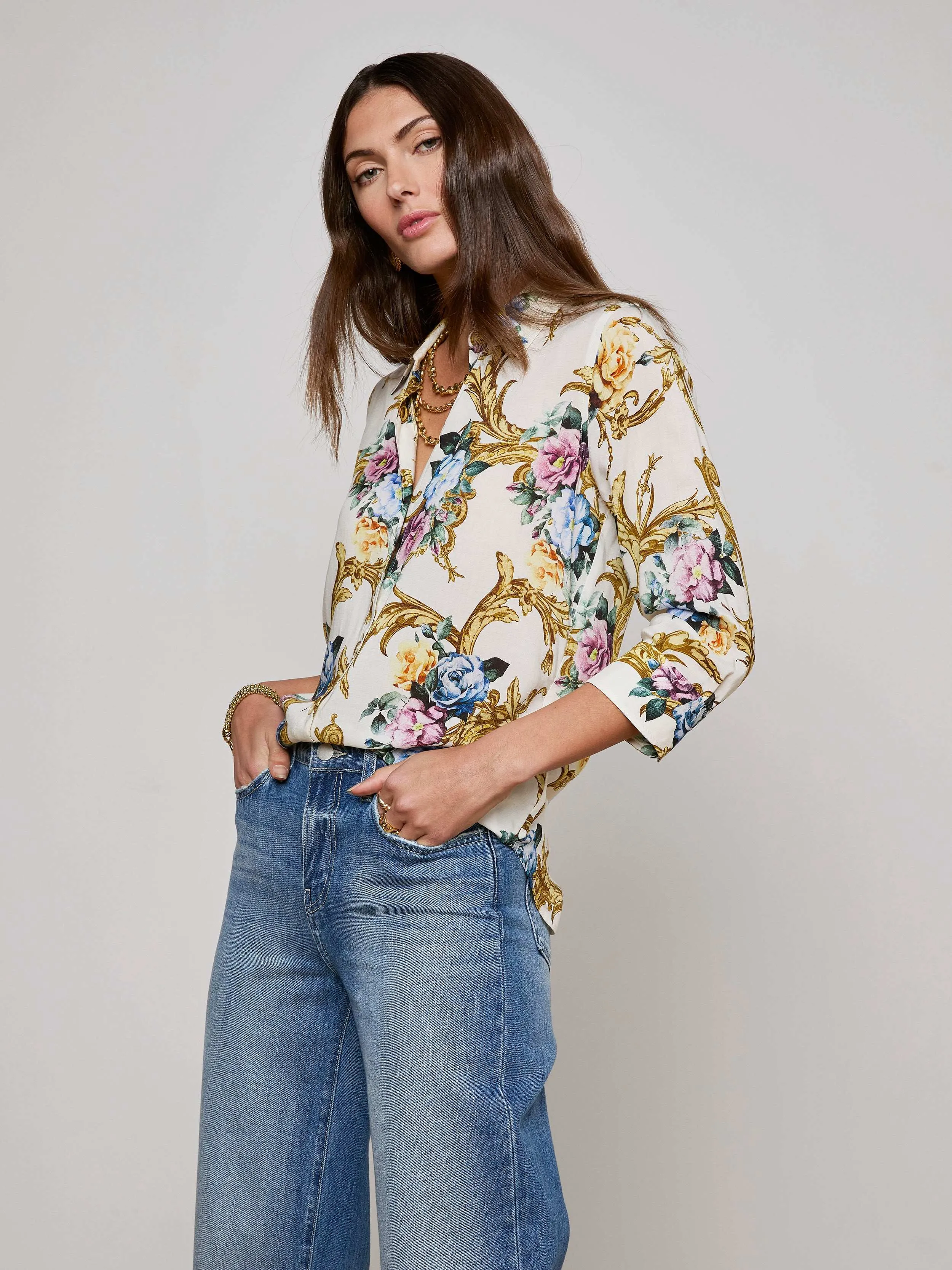 Camille Blouse sold by L'AGENCE product image thumbnail 2