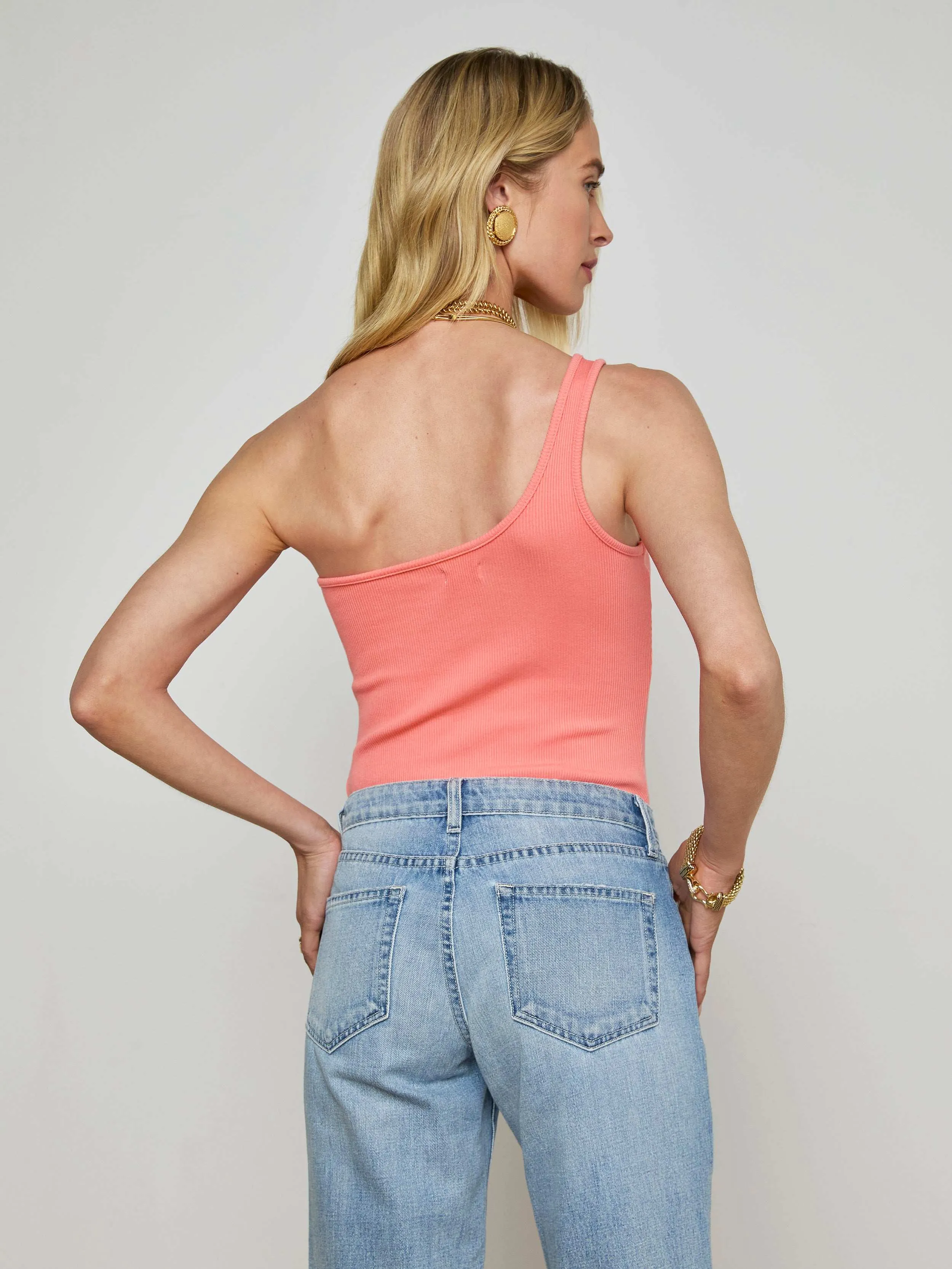 Cassidy One-Shoulder Bodysuit sold by L'AGENCE product image thumbnail 3