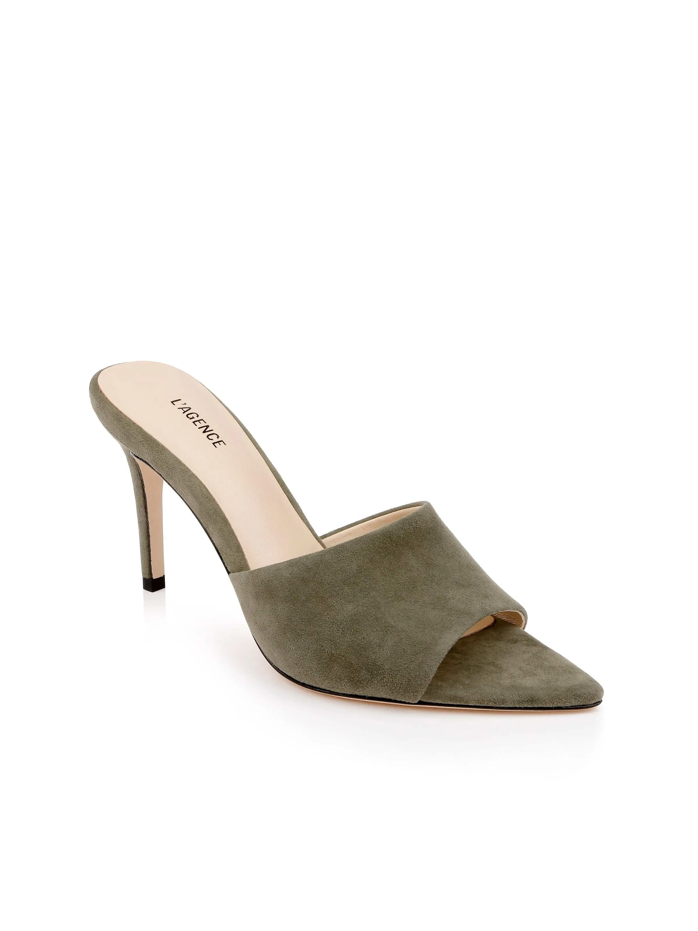 Lolita Suede Open-Toe Mule sold by L'AGENCE product image thumbnail 2