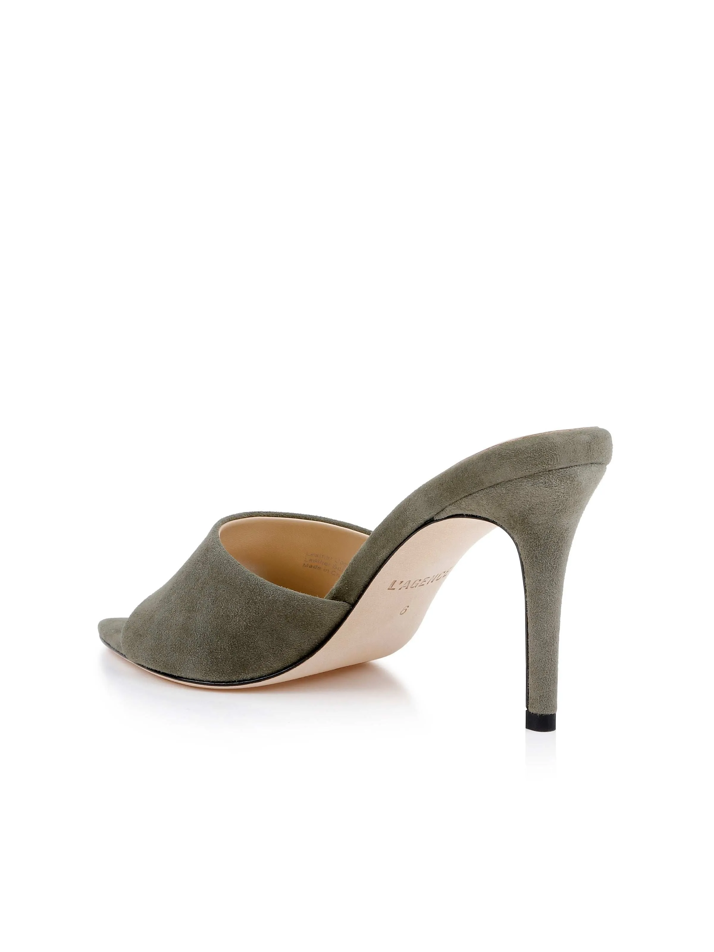 Lolita Suede Open-Toe Mule sold by L'AGENCE product image thumbnail 3