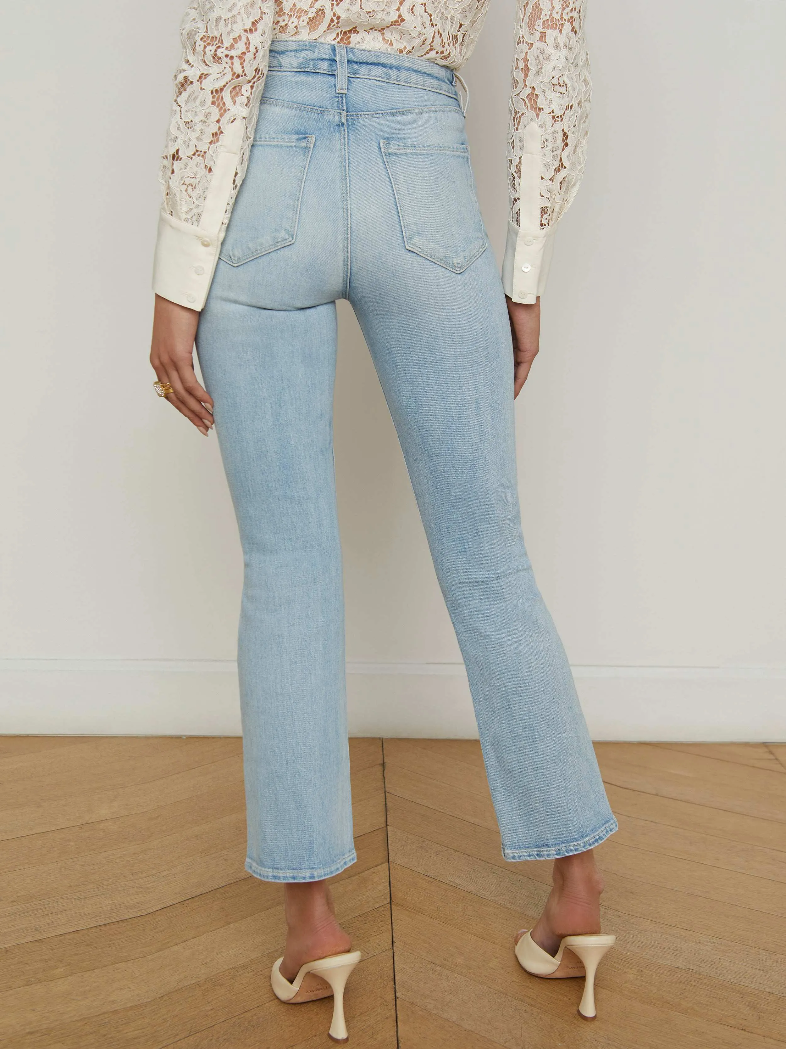 Mira Cropped Bootcut Jean sold by L'AGENCE product image thumbnail 4