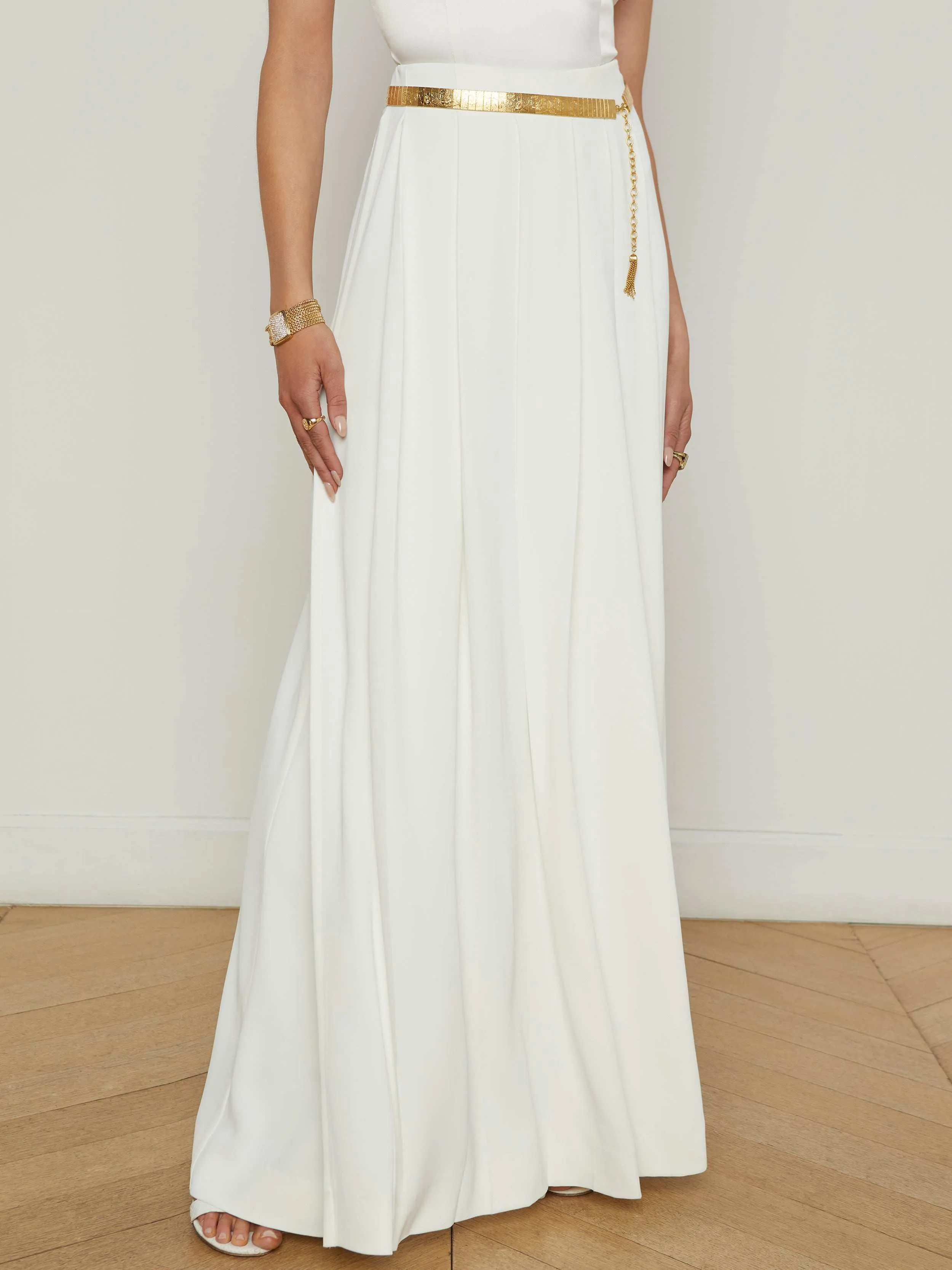 Aki Skirt-Front Pant sold by L'AGENCE product image thumbnail 3