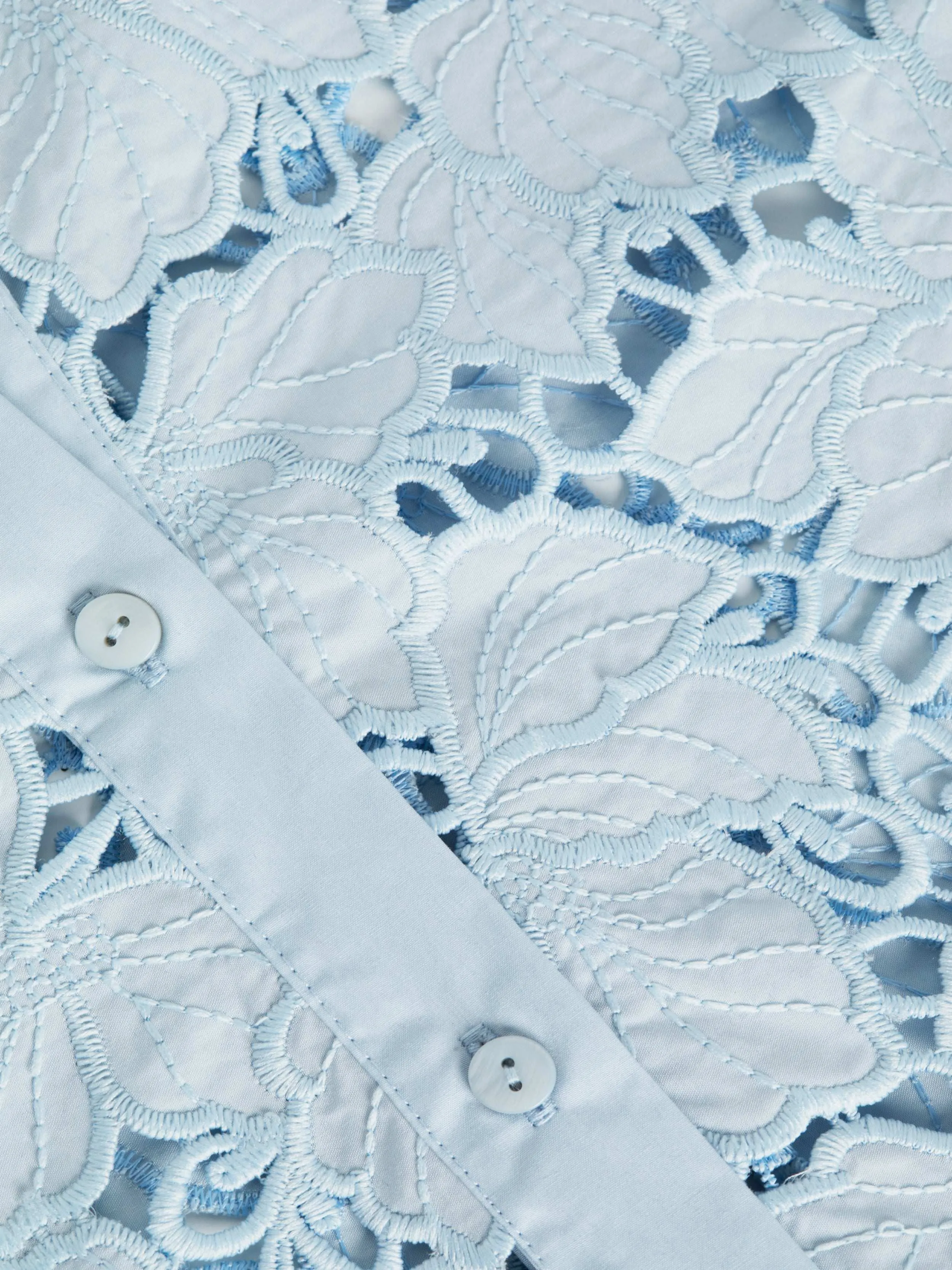 Seychelle Cropped Eyelet Blouse sold by L'AGENCE product image thumbnail 2