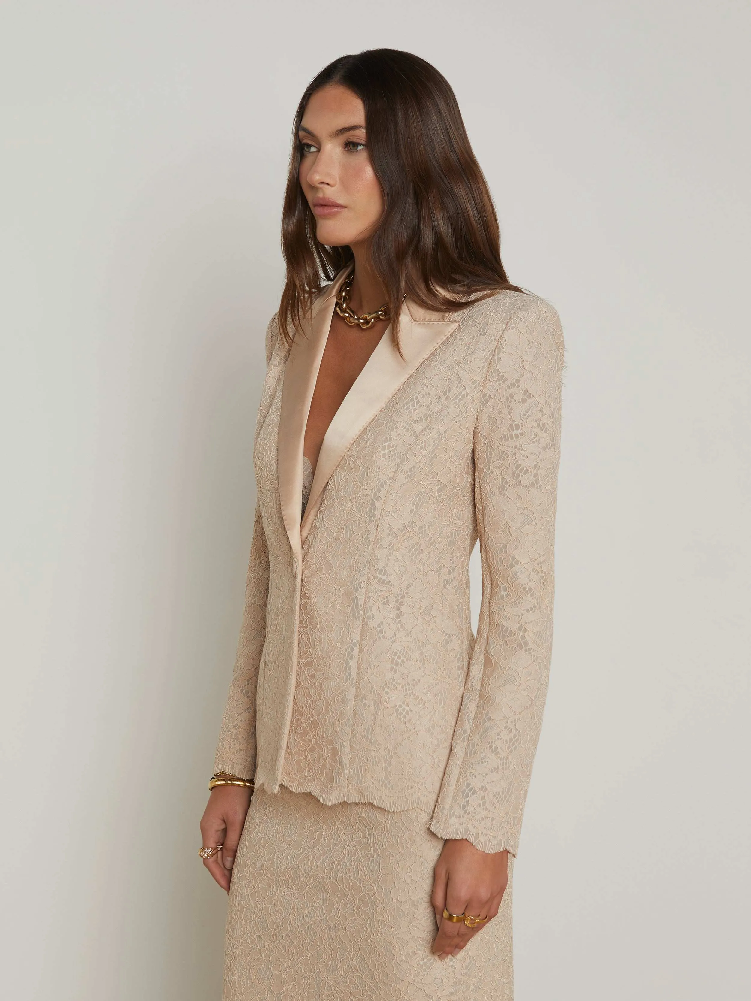 Clementine Lace Blazer sold by L'AGENCE product image thumbnail 2