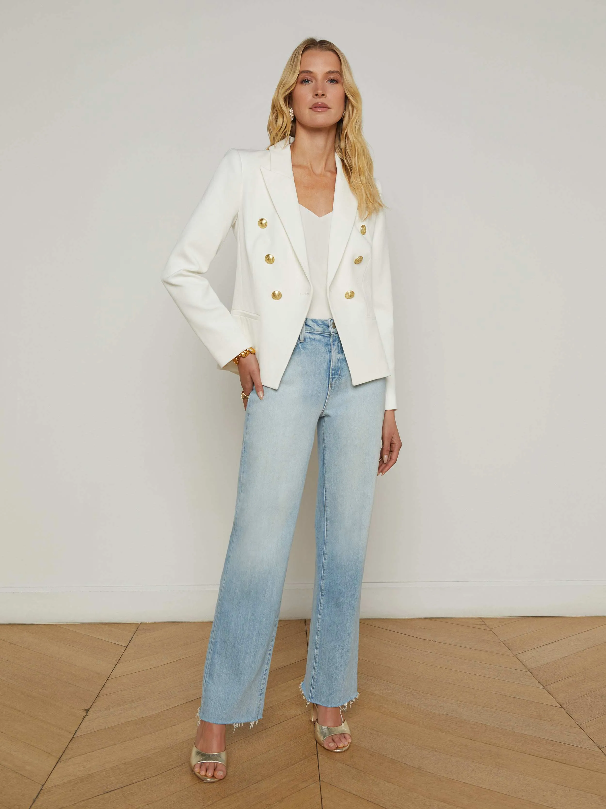 Marie Slim-Fit Blazer sold by L'AGENCE product image thumbnail 4