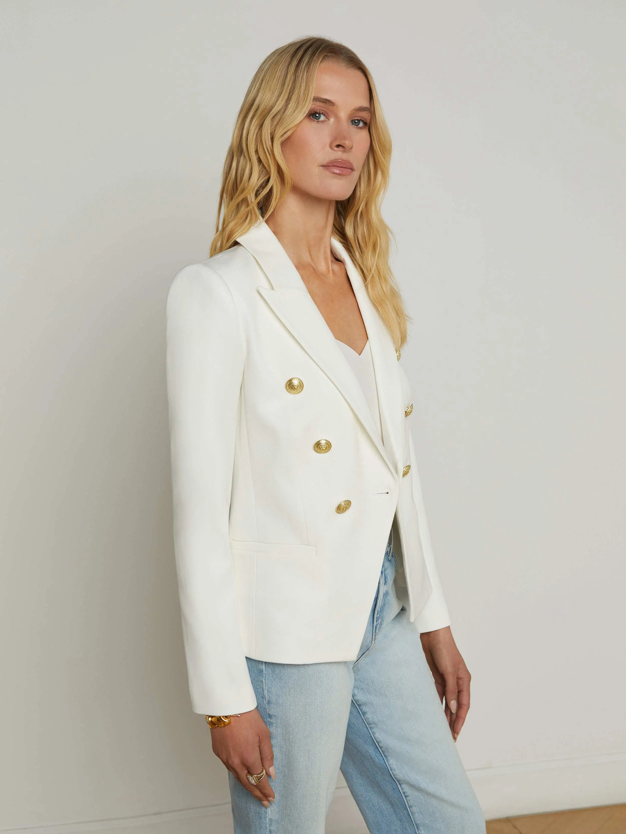Marie Slim-Fit Blazer sold by L'AGENCE product image thumbnail 2