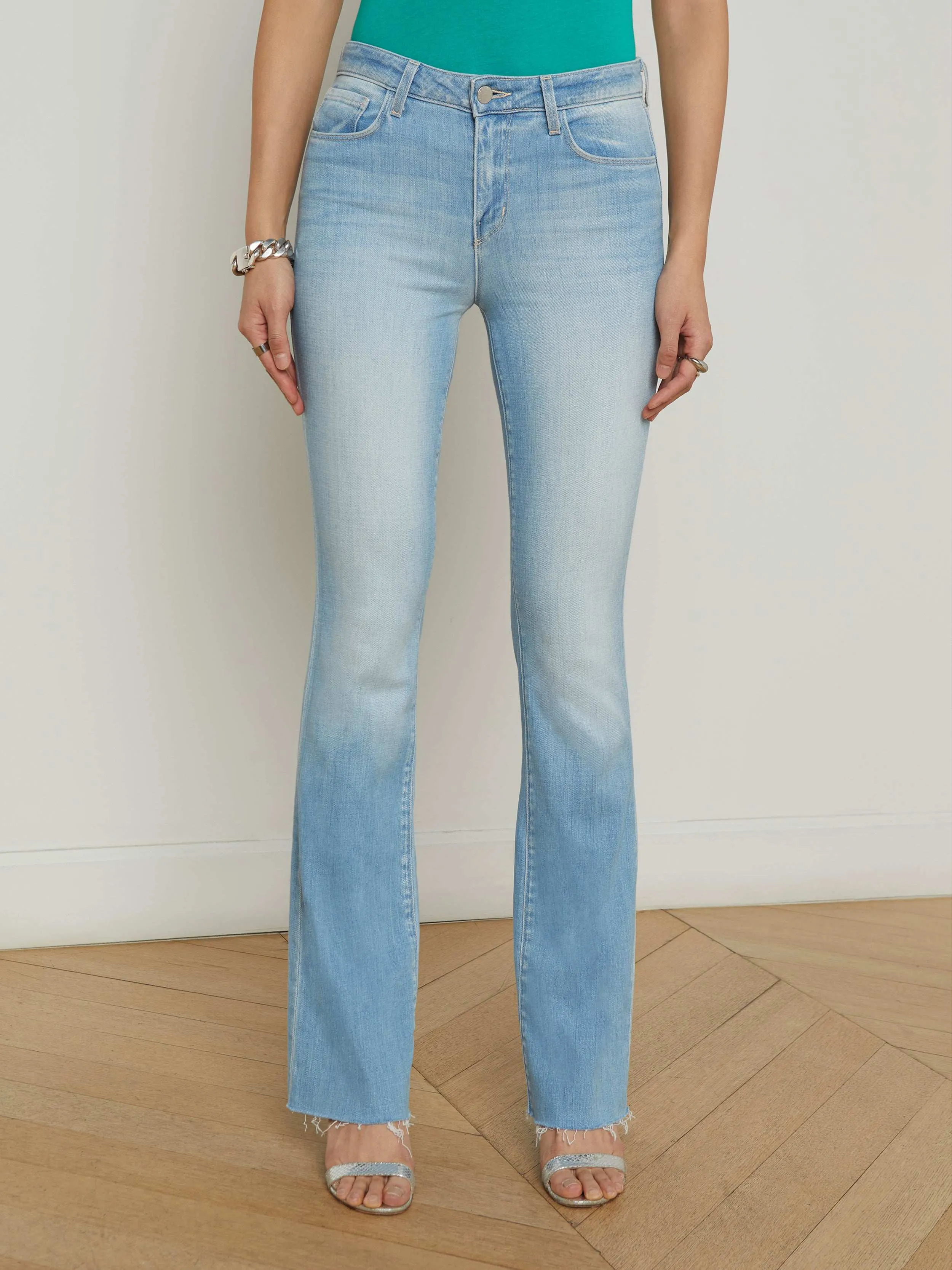 Ruth Straight-Leg Jean sold by L'AGENCE product image thumbnail 2