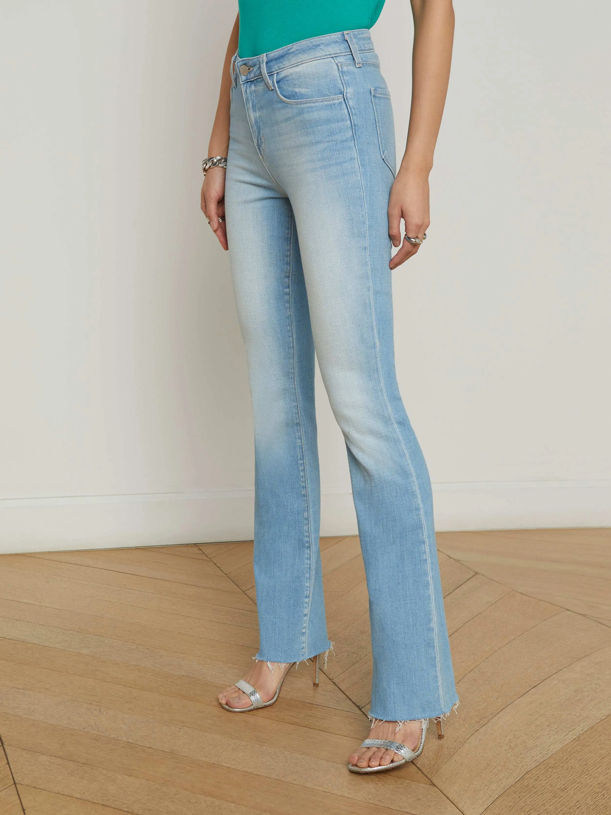Ruth Straight-Leg Jean sold by L'AGENCE product image thumbnail 3