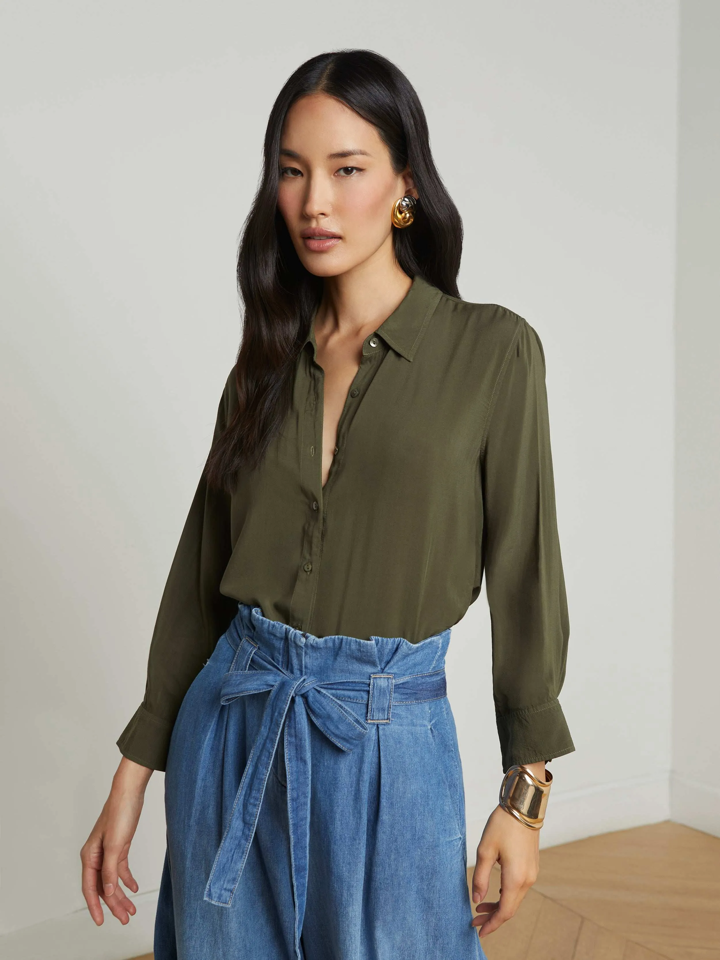 Marlene Blouse sold by L'AGENCE product image thumbnail 3