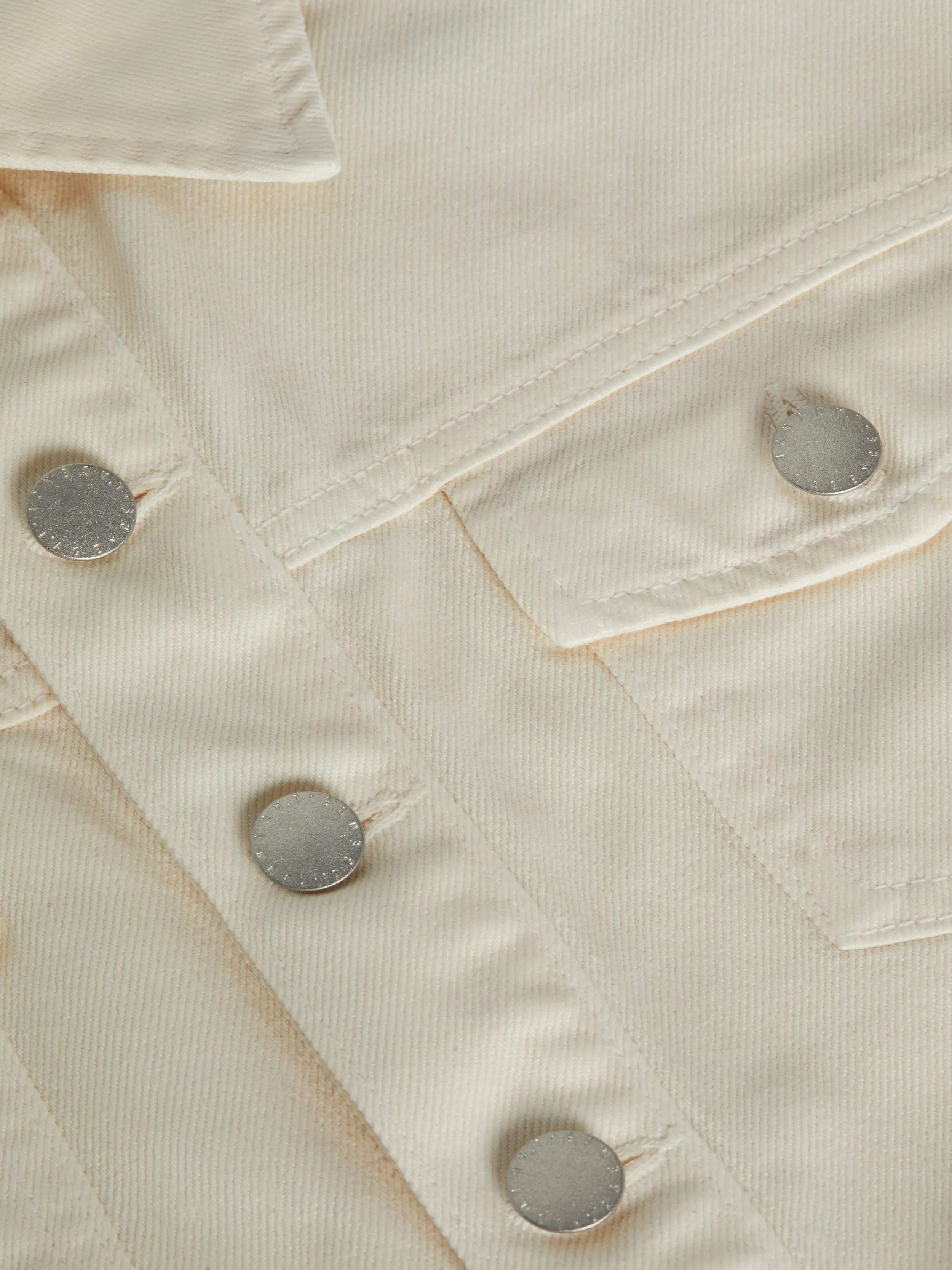 Koda Coated Cropped Jean Jacket sold by L'AGENCE product image thumbnail 5