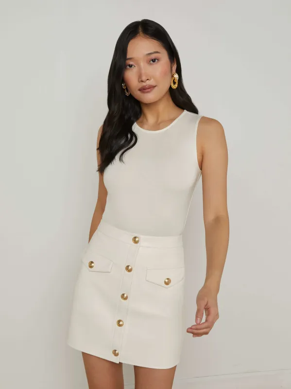 Amia Tank Bodysuit sold by L'AGENCE