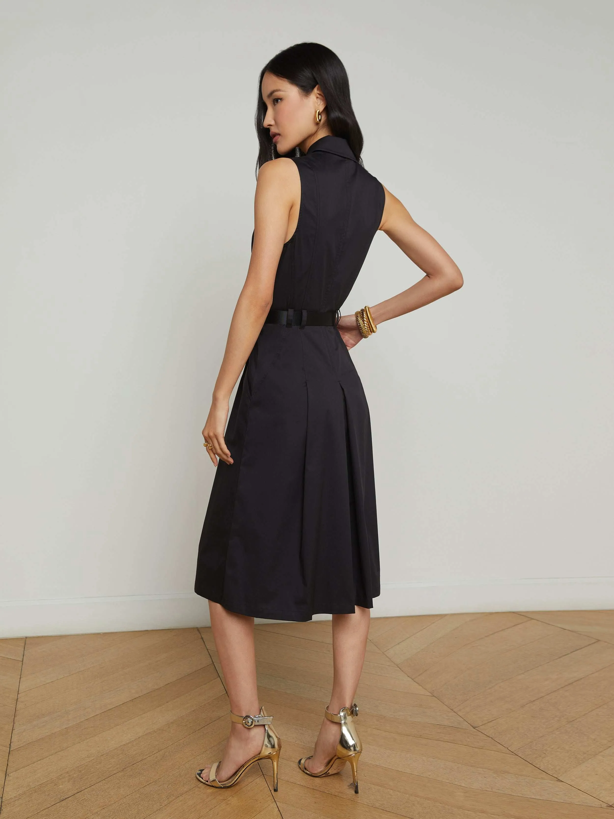 Kylo Poplin Shirt Dress sold by L'AGENCE product image thumbnail 4