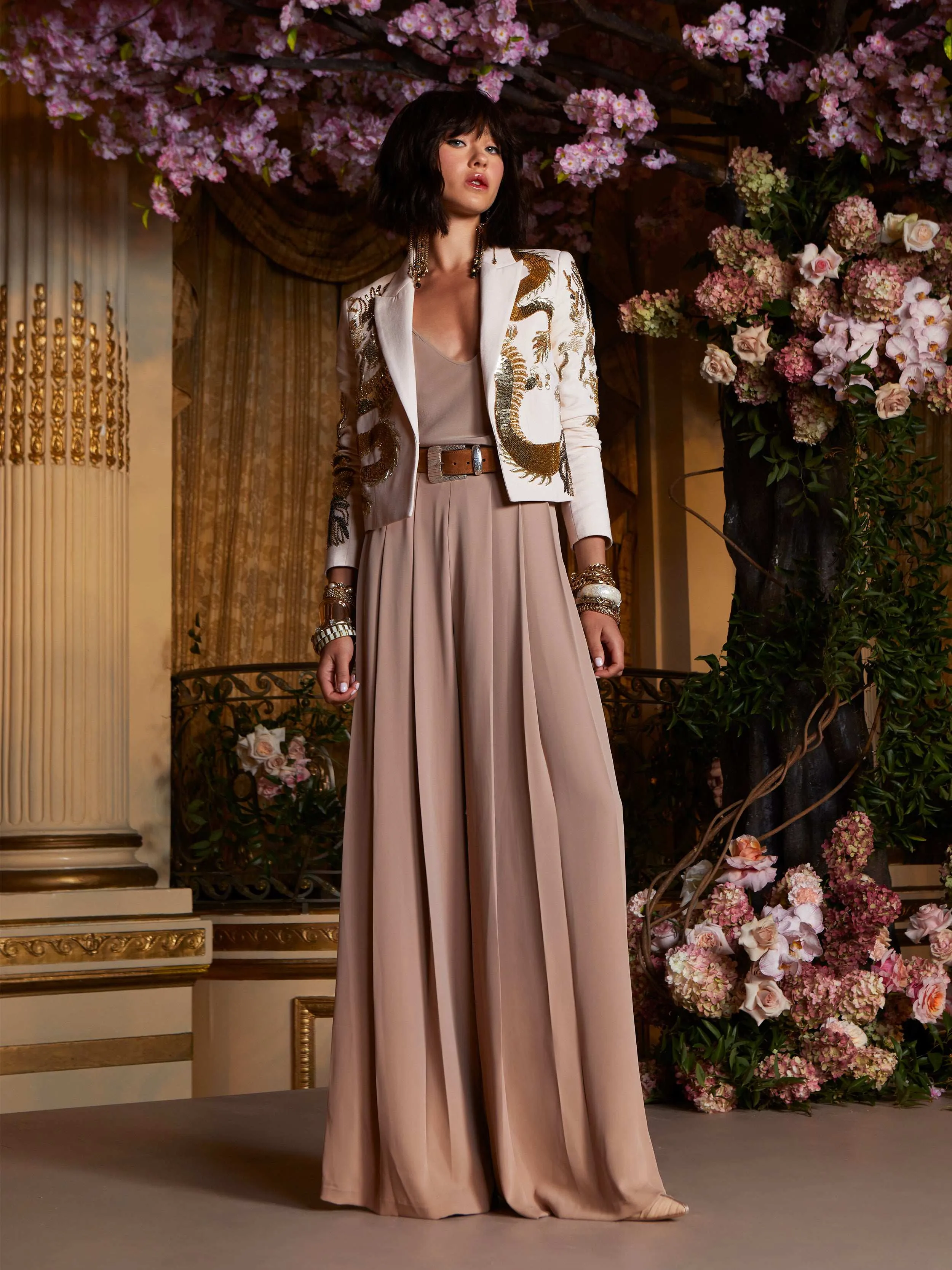 Lexi Silk Camisole sold by L'AGENCE product image thumbnail 5