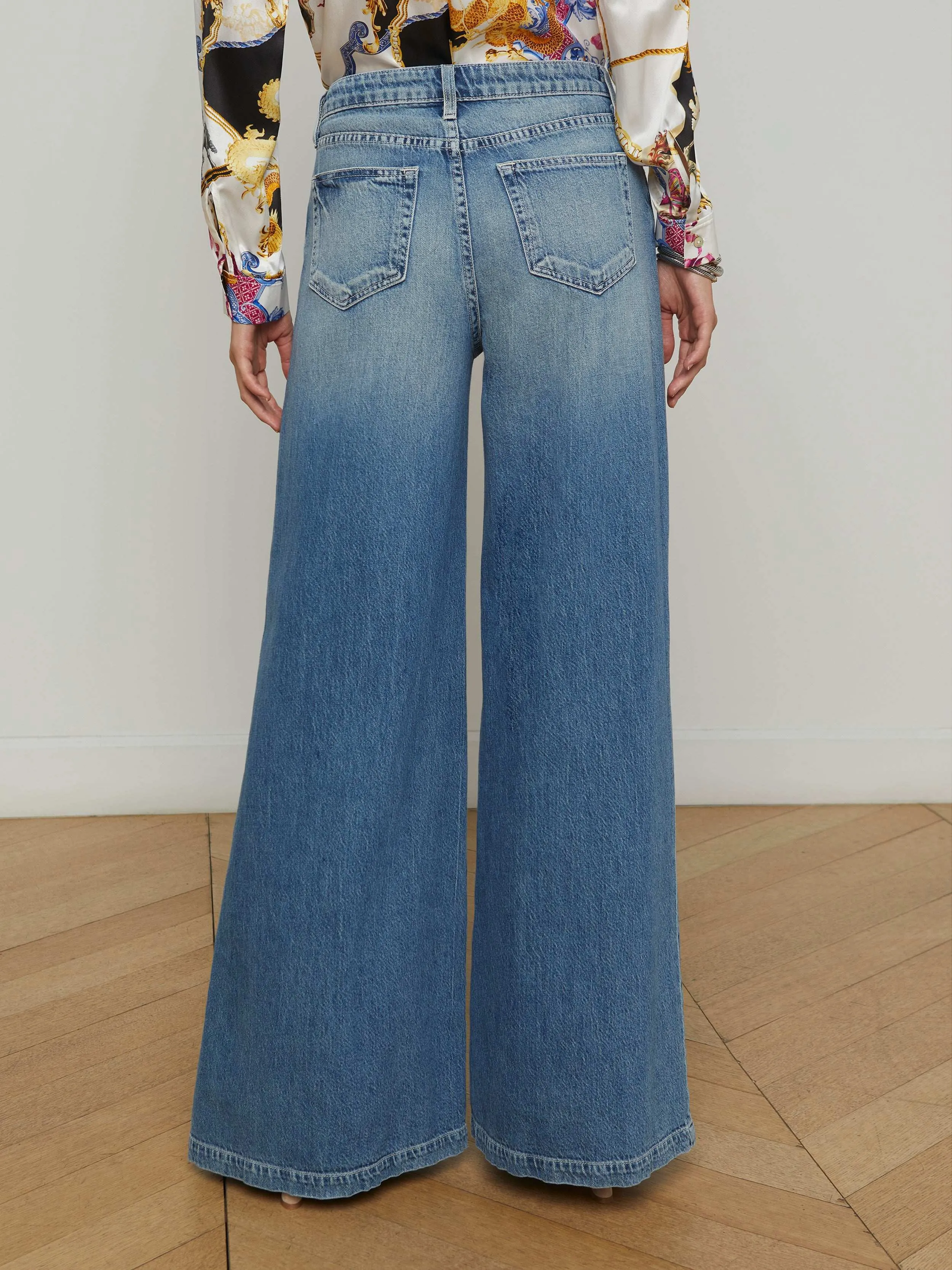 Quincy Wide-Leg Jean sold by L'AGENCE product image thumbnail 4