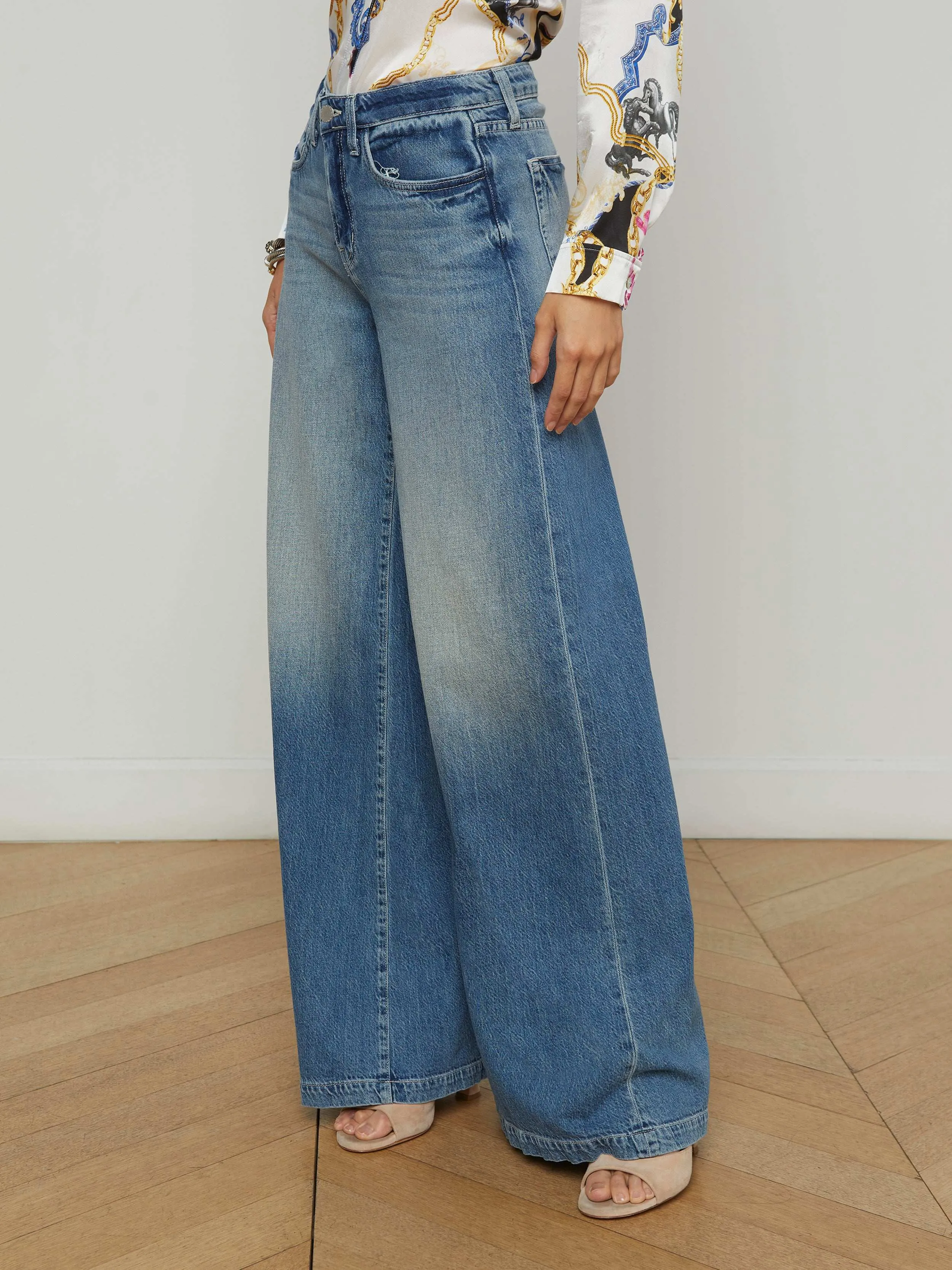 Quincy Wide-Leg Jean sold by L'AGENCE product image thumbnail 3