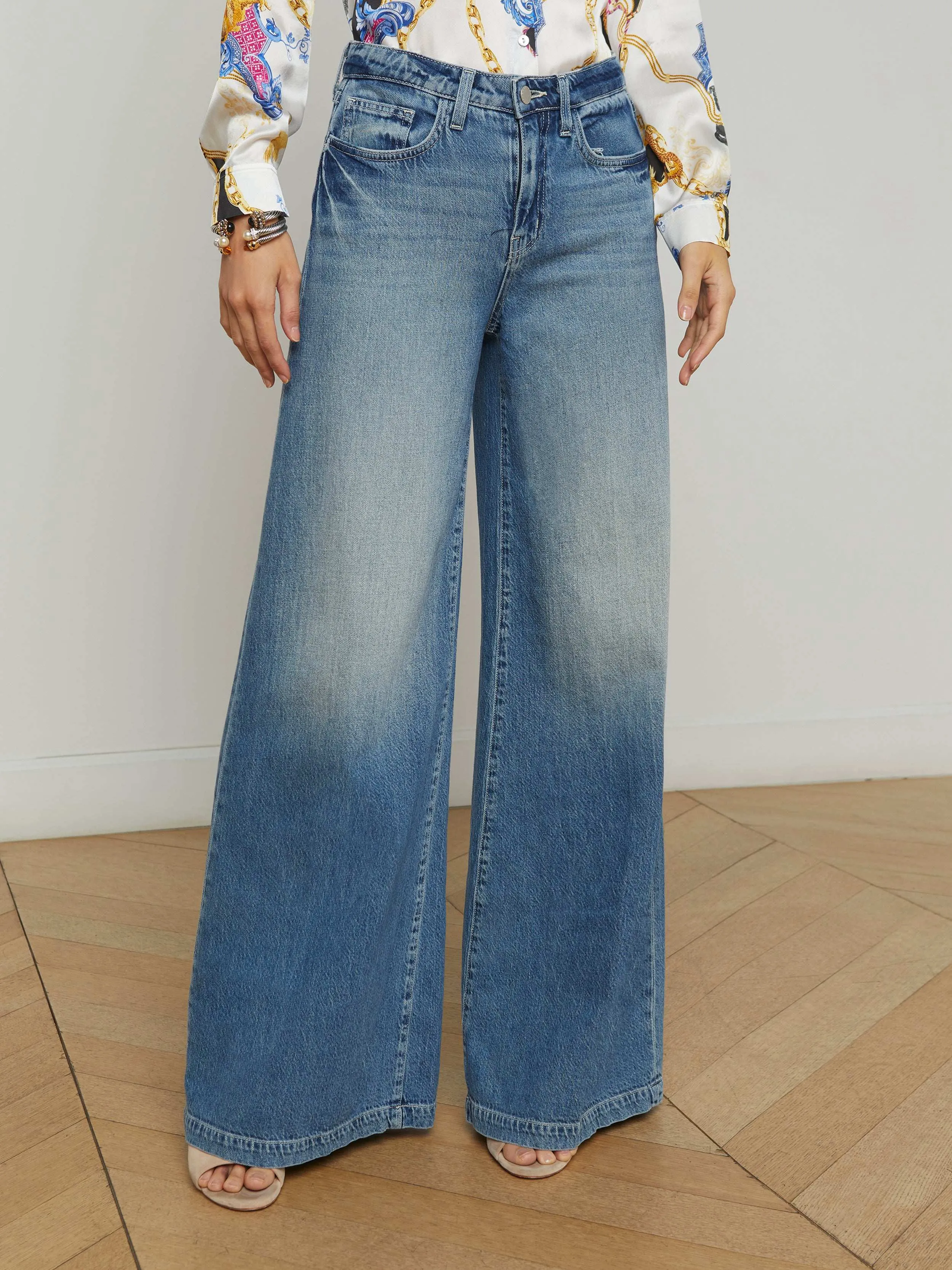 Quincy Wide-Leg Jean sold by L'AGENCE product image thumbnail 2