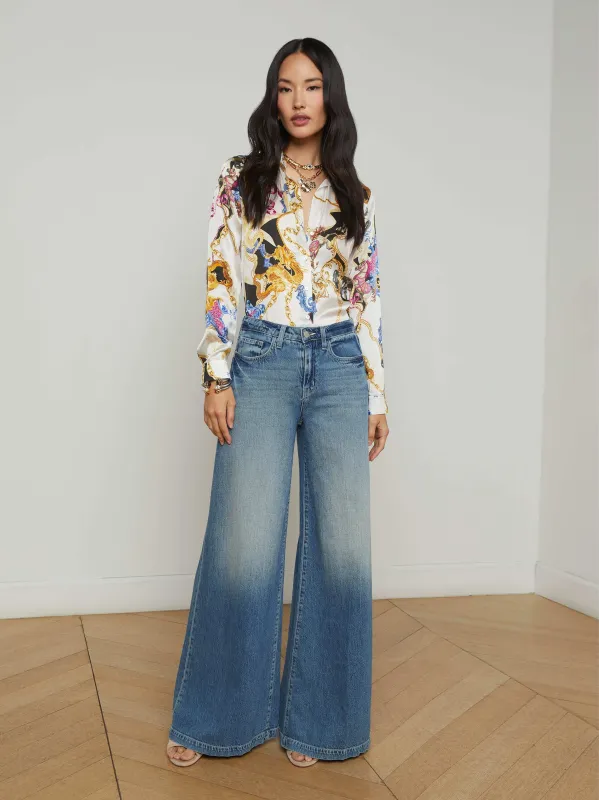 Quincy Wide-Leg Jean sold by L'AGENCE