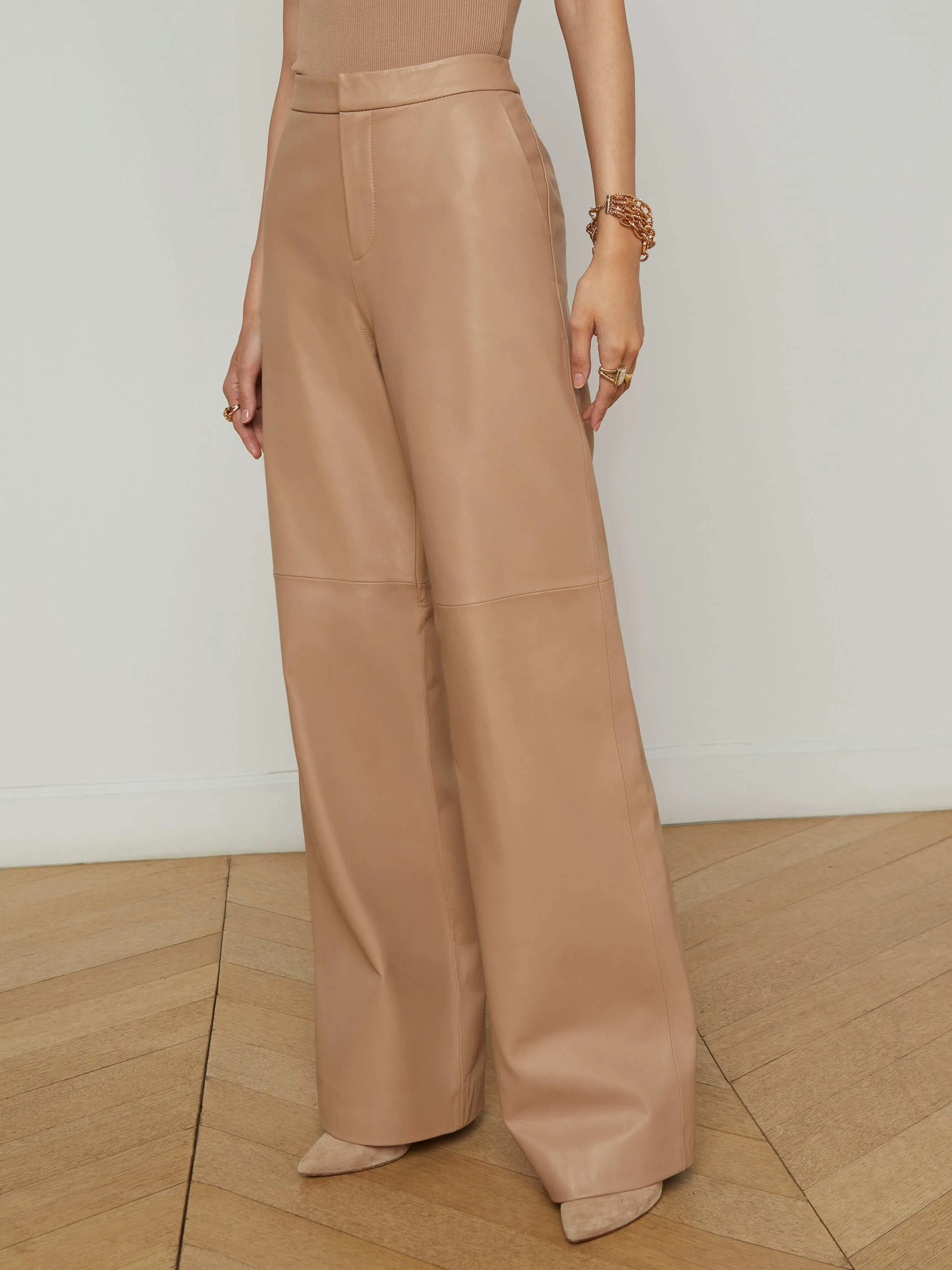 Livvy Leather Trouser sold by L'AGENCE product image thumbnail 3