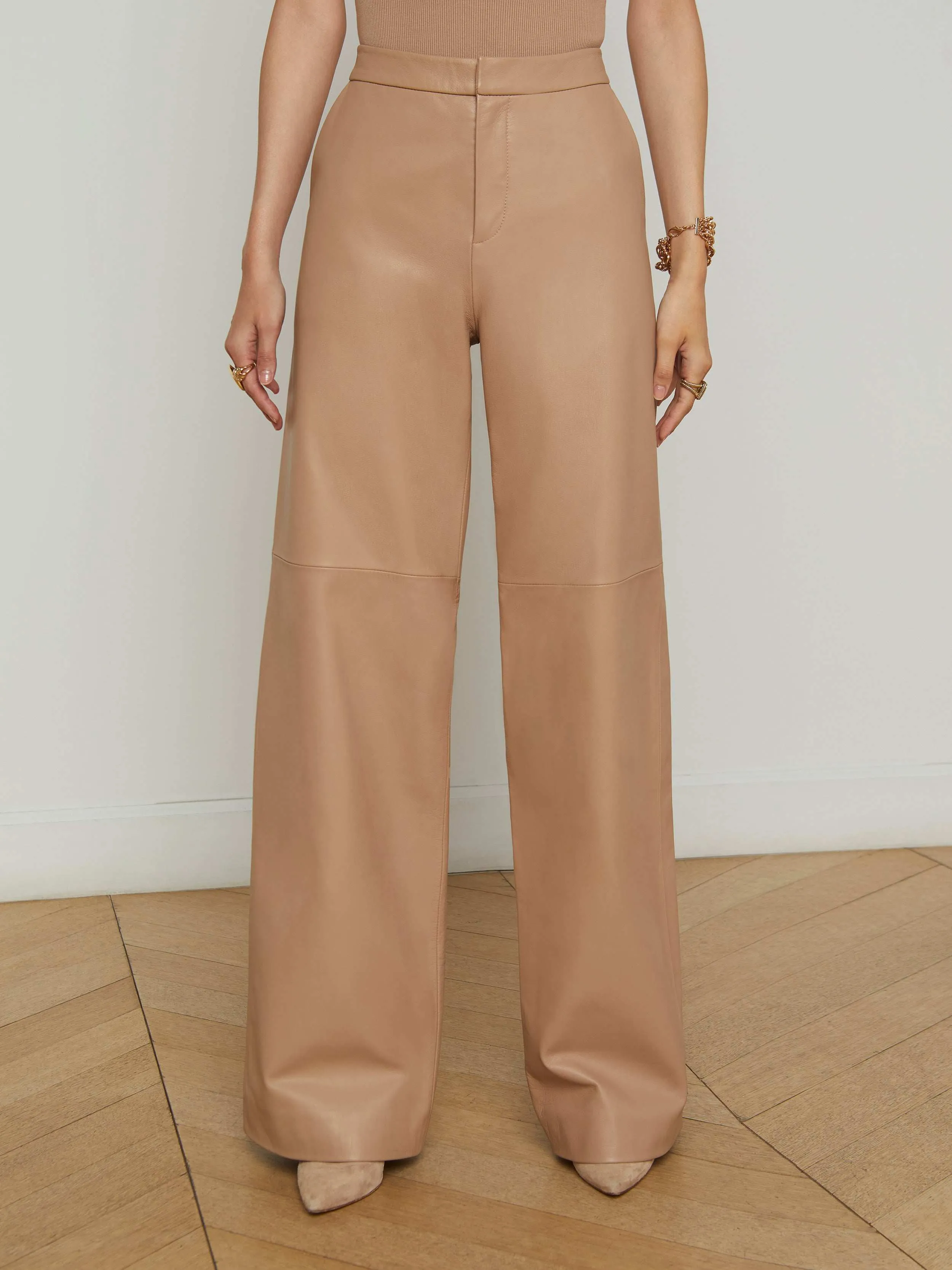 Livvy Leather Trouser sold by L'AGENCE product image thumbnail 2