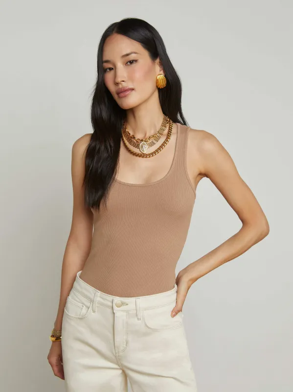 Adira Scoopneck Tank sold by L'AGENCE