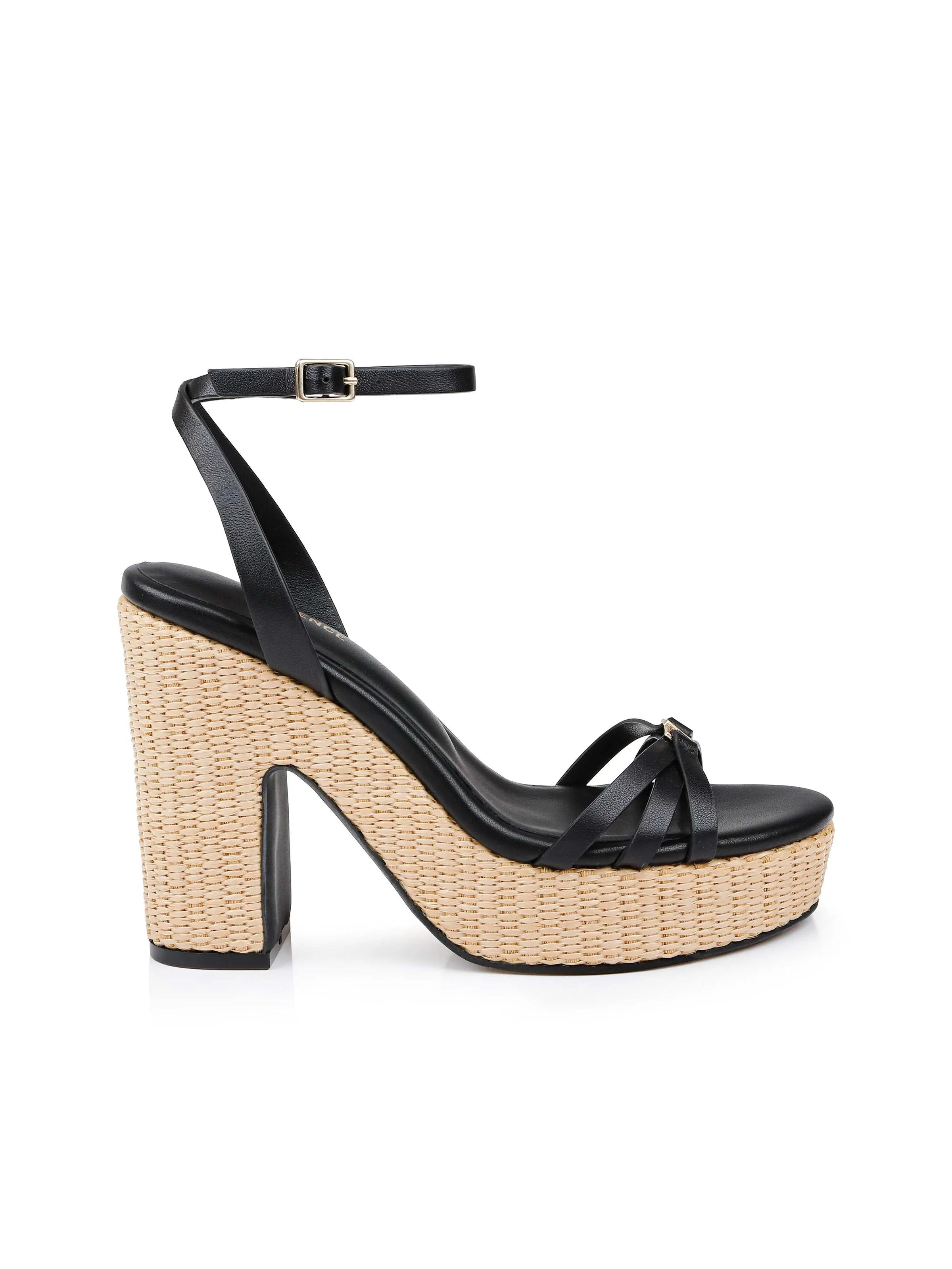 Genevra Platform Sandal sold by L'AGENCE product image thumbnail 4