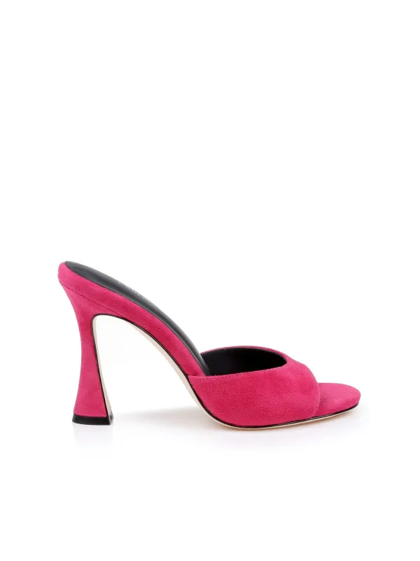 Avery Suede Open-Toe Mule sold by L'AGENCE