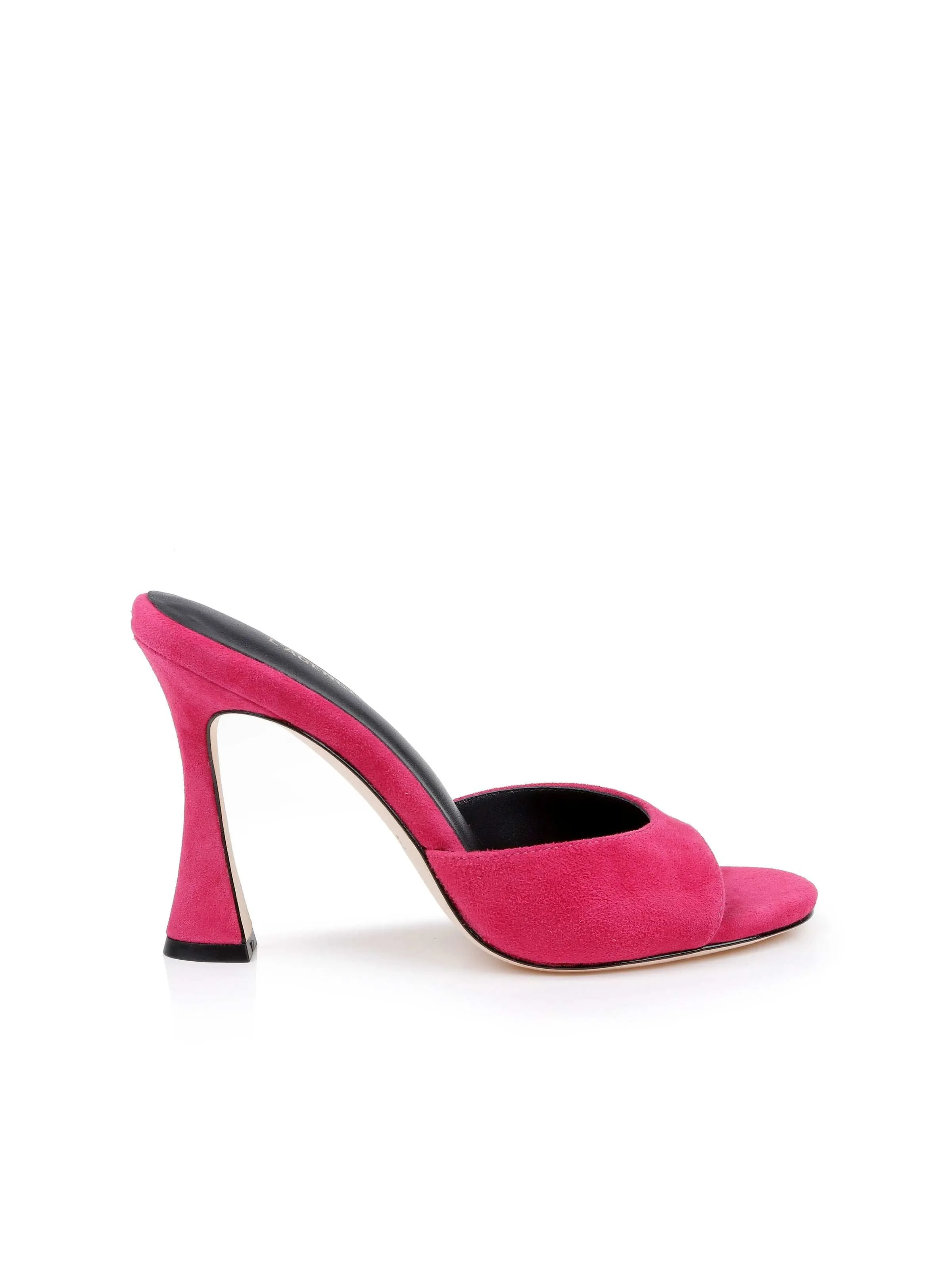 Avery Suede Open-Toe Mule sold by L'AGENCE