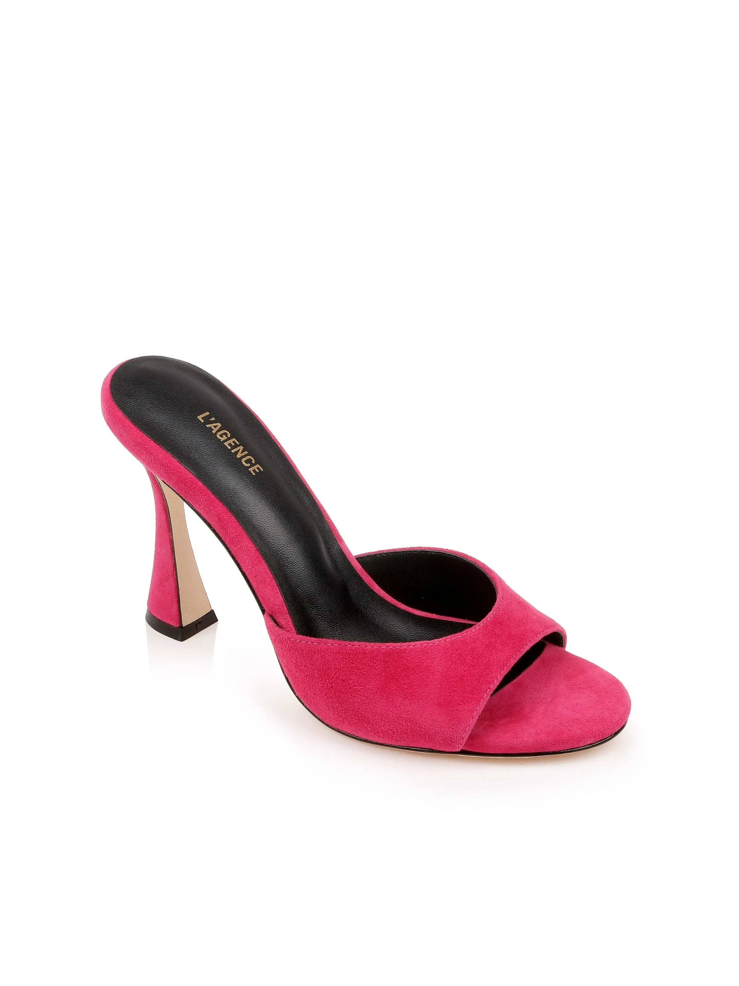 Avery Suede Open-Toe Mule sold by L'AGENCE product image thumbnail 2