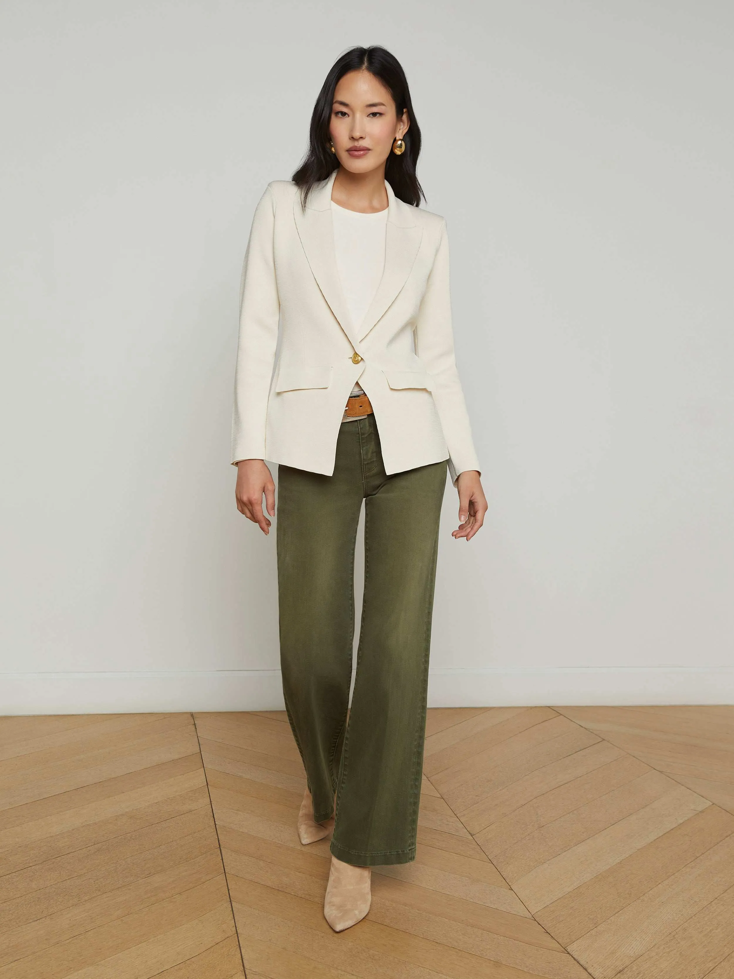 Chamberlain Knit Blazer sold by L'AGENCE product image thumbnail 4