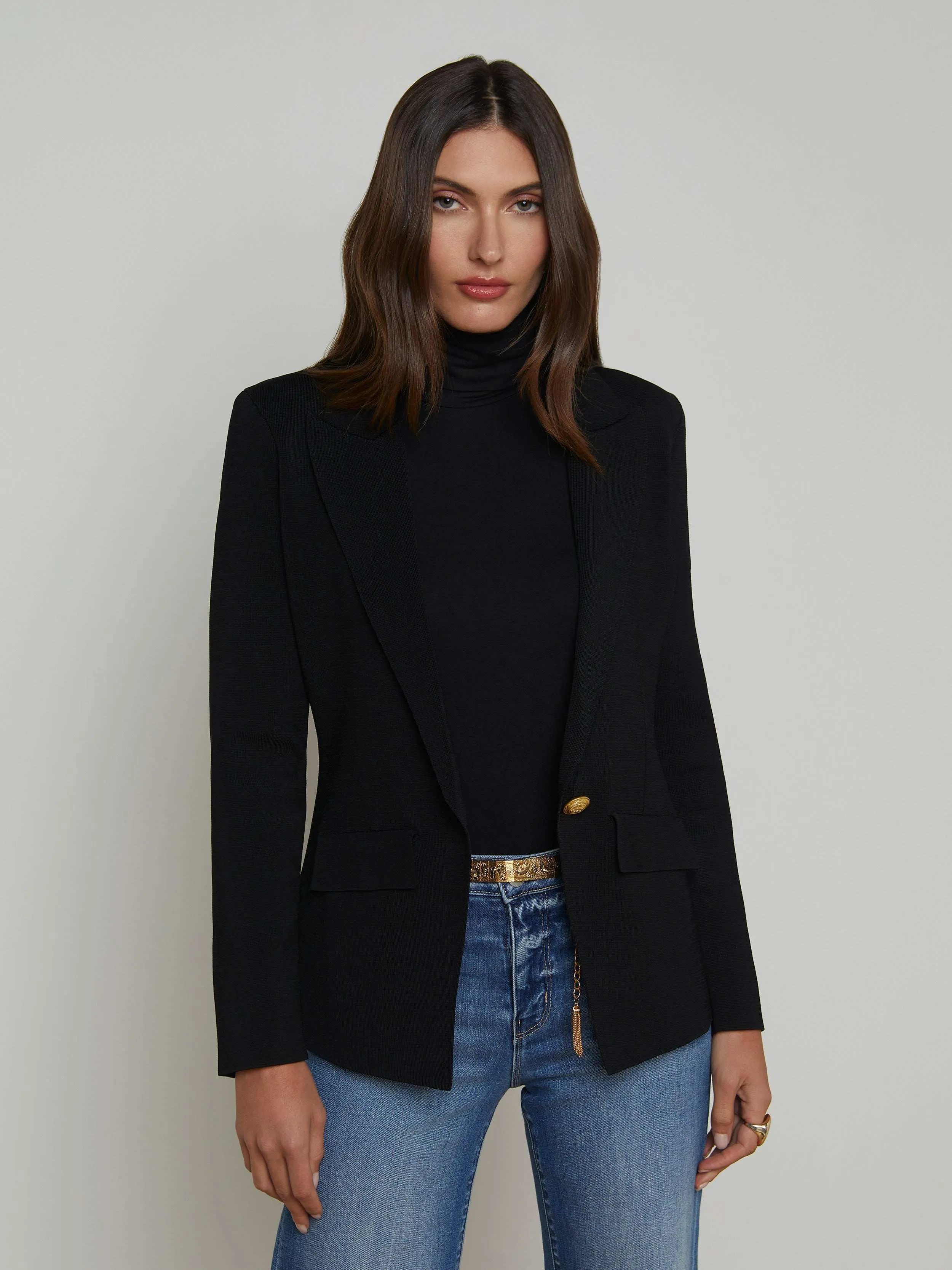 Chamberlain Knit Blazer sold by L'AGENCE