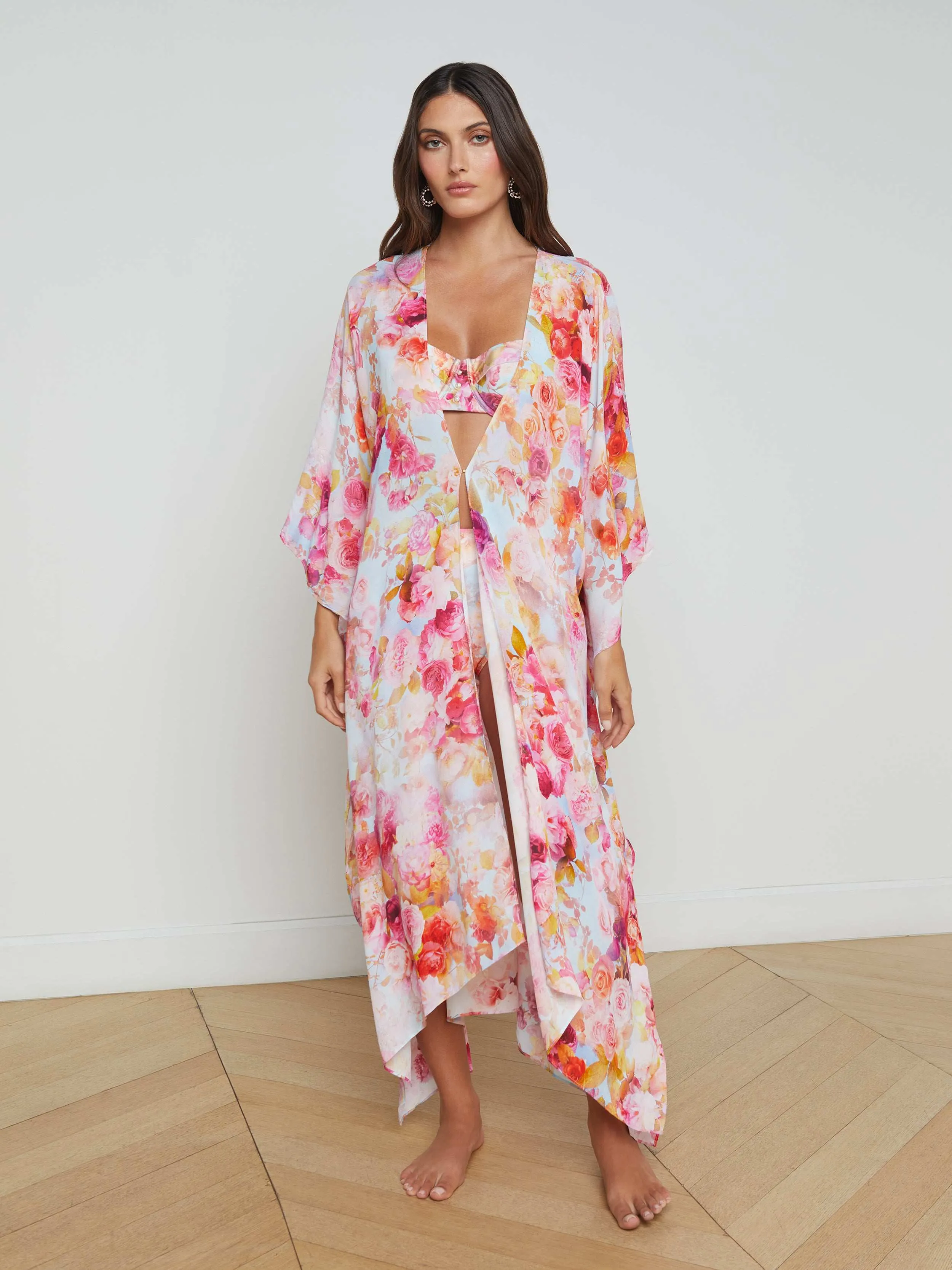 Kara Kimono Cover-Up sold by L'AGENCE product image thumbnail 4